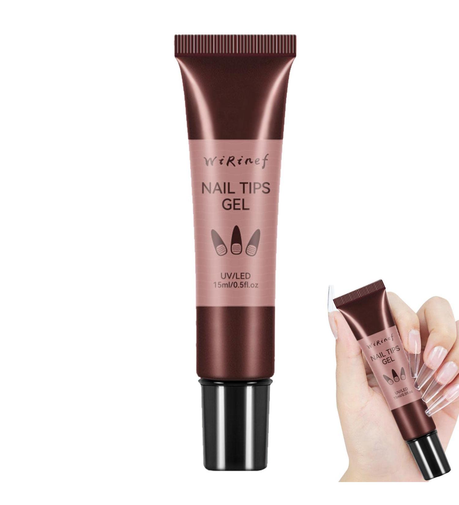 Vigcebit Gel Builder for Nails - UV Nail Glue Clear Hard Gel & Nail Extension Gel for DIY Nail Art & Manicure - Buy Online on SooperMarket.com