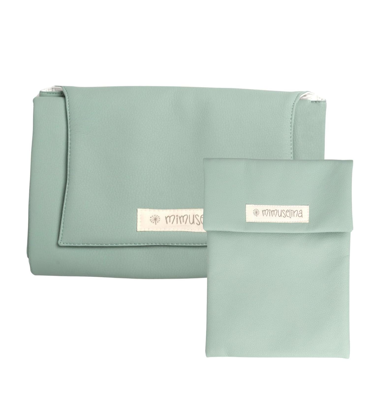 Mimuselina 2 Pack: Portable Baby Changing Pad & Diaper Bag - Foldable Water-Repellent & Dirt-Repellent for On-the-Go Parents - Green Avenue - Buy Online on SooperMarket.com