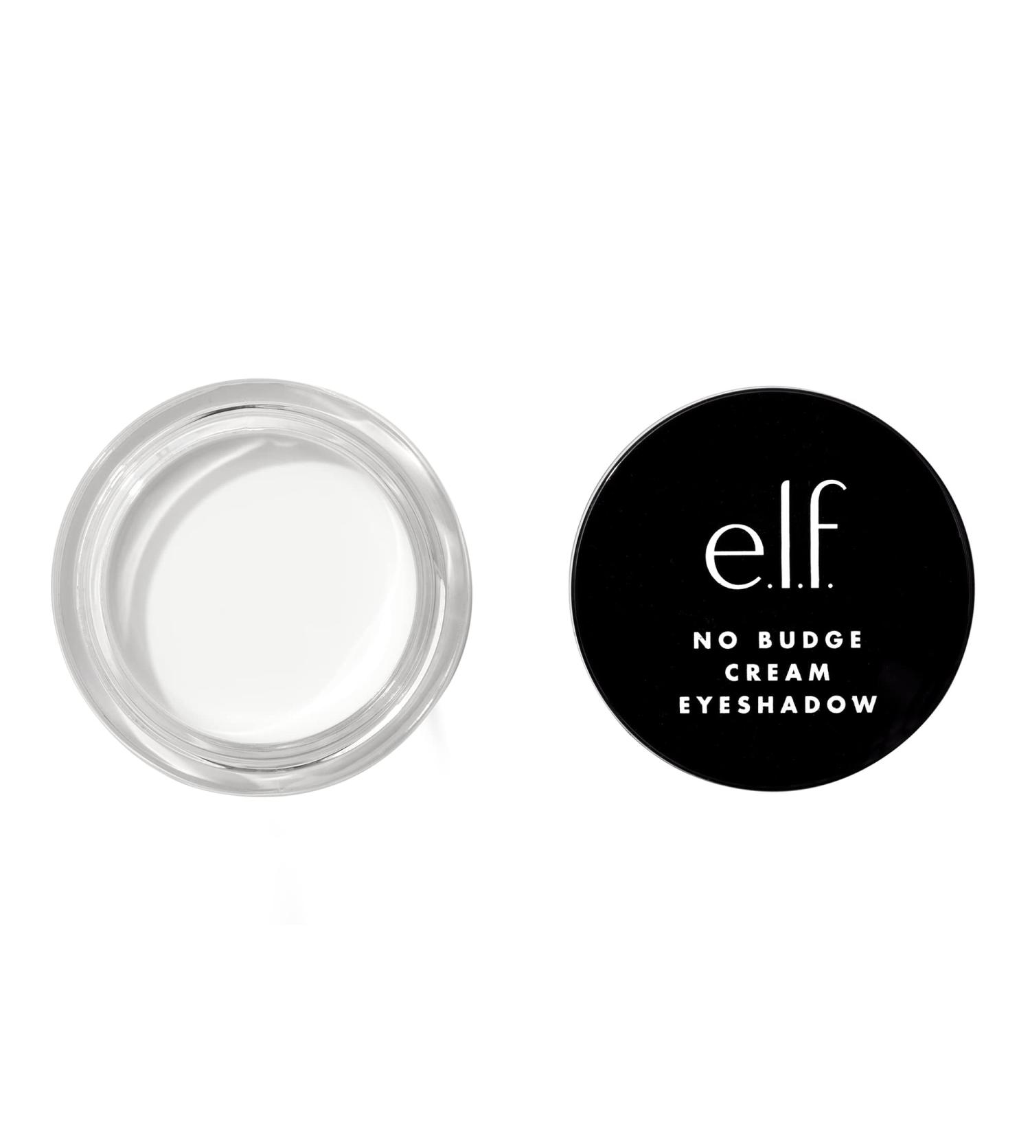 e.l.f. No Budge Cream Eyeshadow - 3-in-1 Primer, Liner, Crease-Resistant Color - Vegan & Cruelty-Free - Wispy Cloud - Buy Online on SooperMarket.com