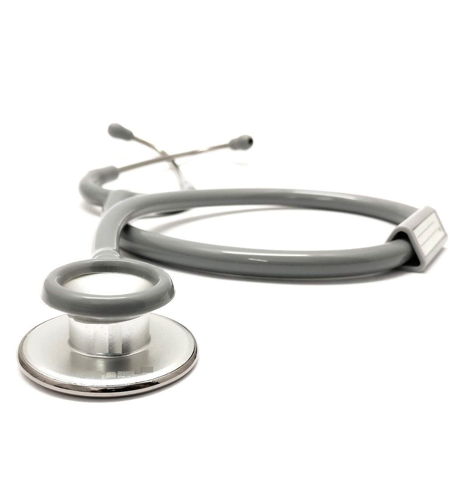 Silvery Stethoscope - Lightweight Aluminum Grey Tube - Pack of 1 | International Shipping Available - Buy Online on SooperMarket.com