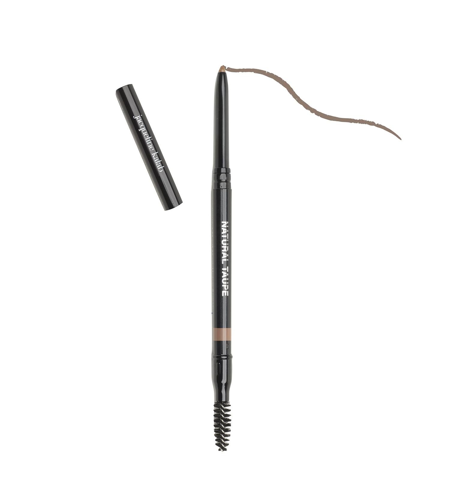Indelible Brow Waterproof Smudge Proof Gel Brow Twist Out Pencil with Spooly Brush by Jacqueline Kalab - NATURAL TAUPE