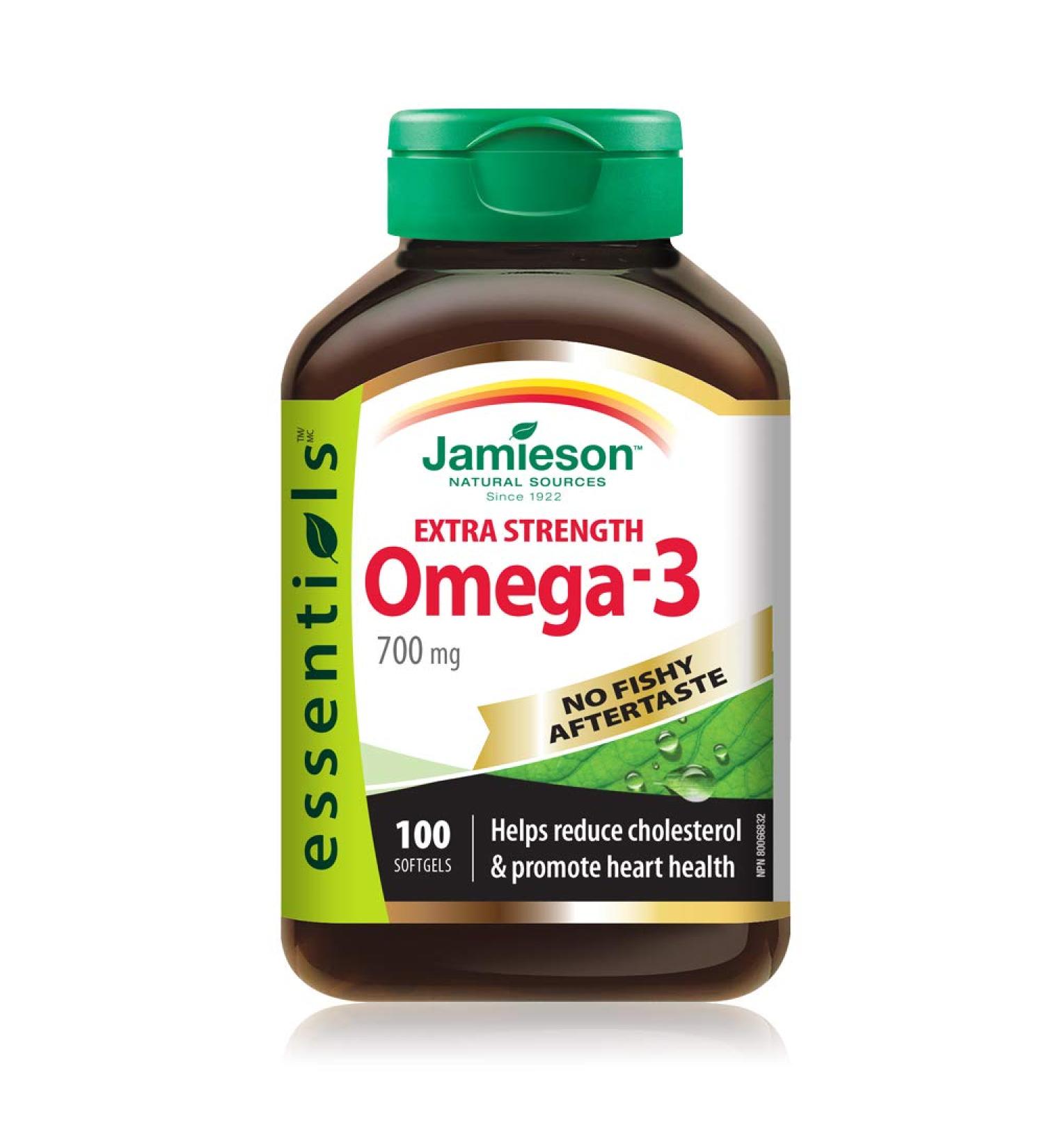 No Fishy Aftertaste Omega-3 700 mg Extra Strength - Buy Online on SooperMarket.com