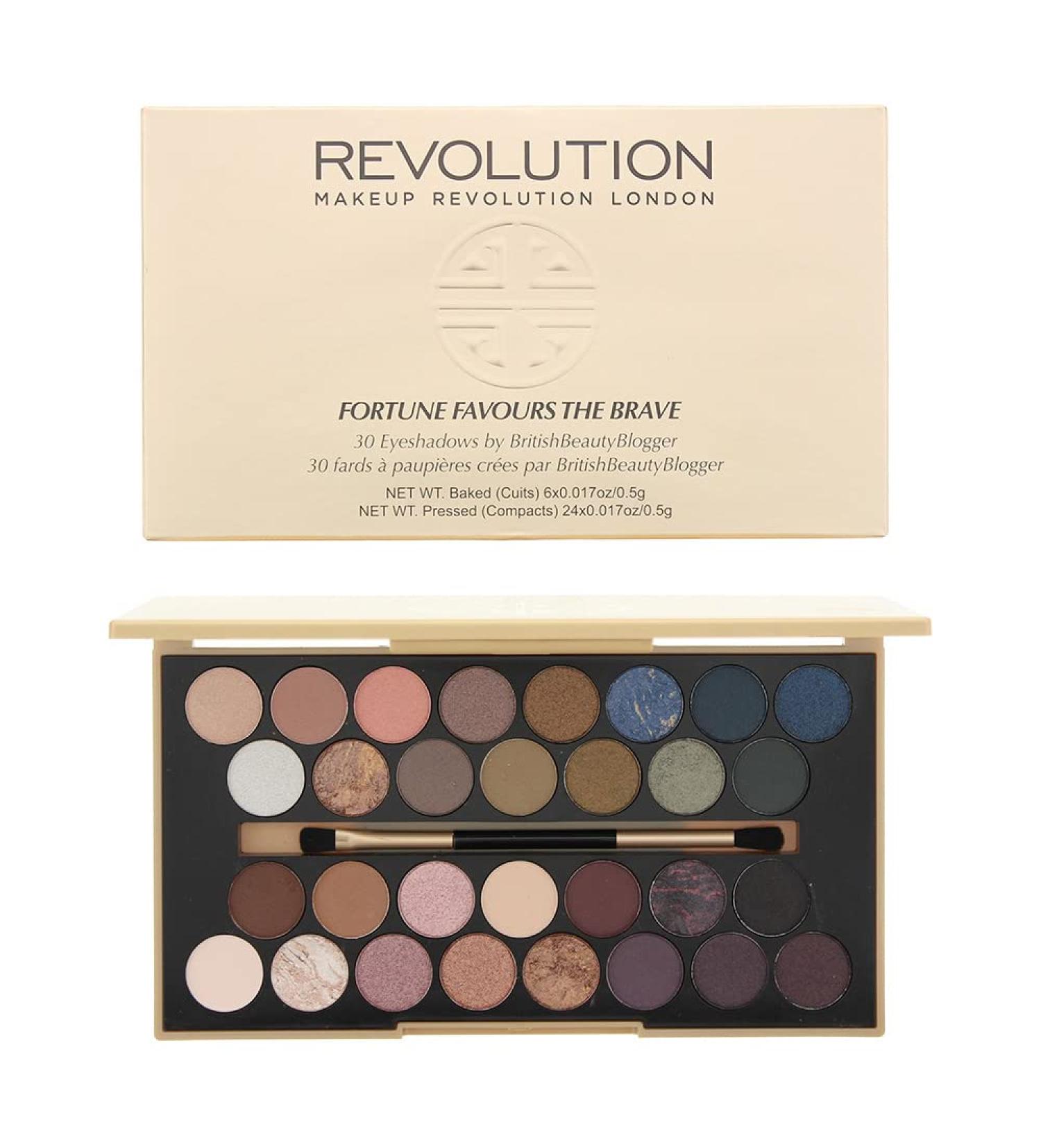 Buy Makeup Revolution Fortune Favours The Brave Eyeshadow Palette - 16g | International Shipping Available - Buy Online on SooperMarket.com