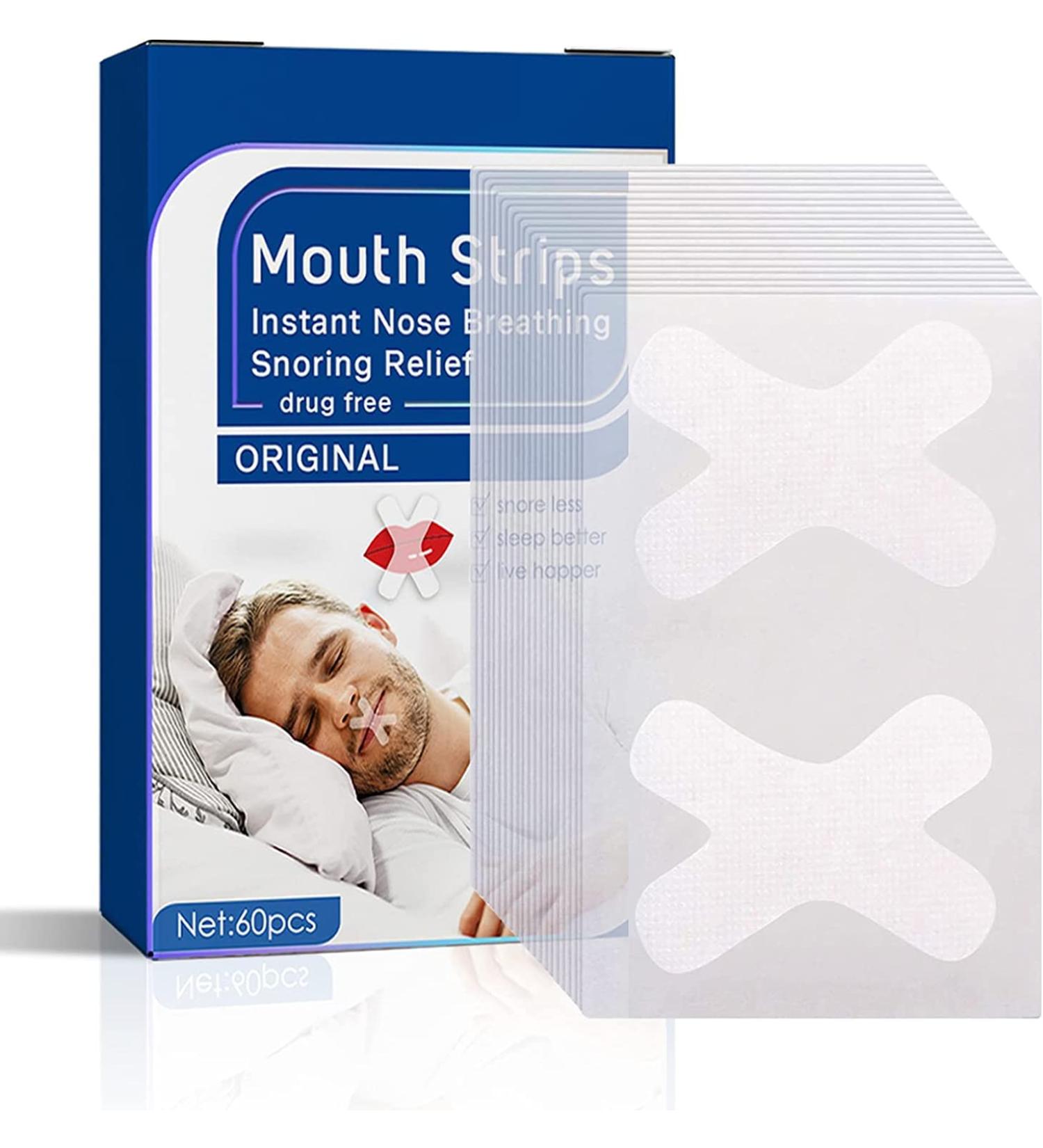 Gentle Anti-Snoring Mouth Tape for Improved Nasal Breathing and Better Night Sleep - Buy Online on SooperMarket.com