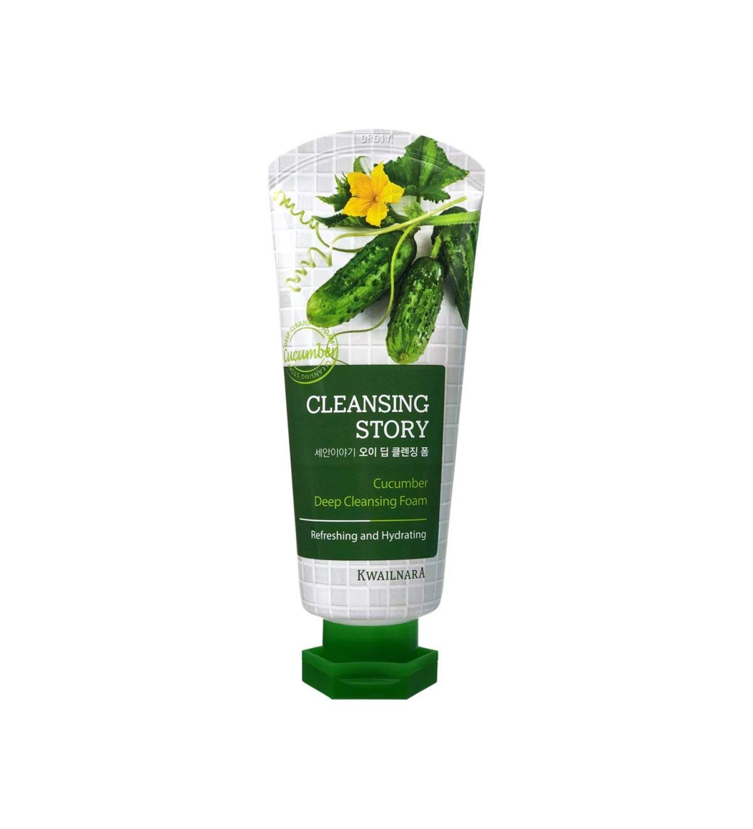 Buy Deep Cleansing Foam - Cucumber | Refreshing Face Wash for All Skin Types | International Shipping - Buy Online on SooperMarket.com