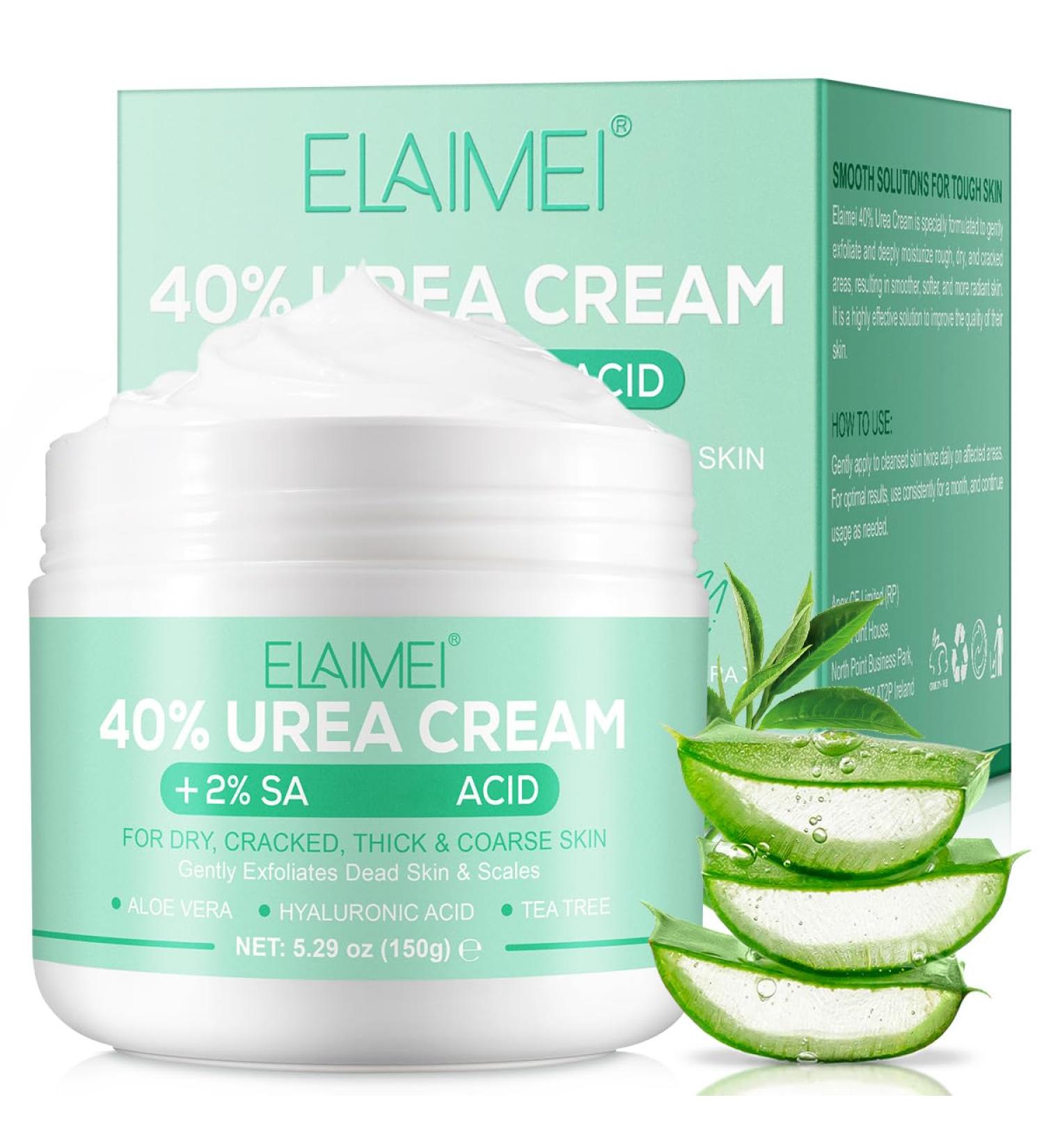 Urea Foot Cream Ultra Moisturizing 40% Urea Foot Cream Plus Deeply Hydrating Heel Balm For Callous Removal and Soften For dry Cracked Feet Heels and Hands - 100g 100 Grams - Buy Online on SooperMarket.com