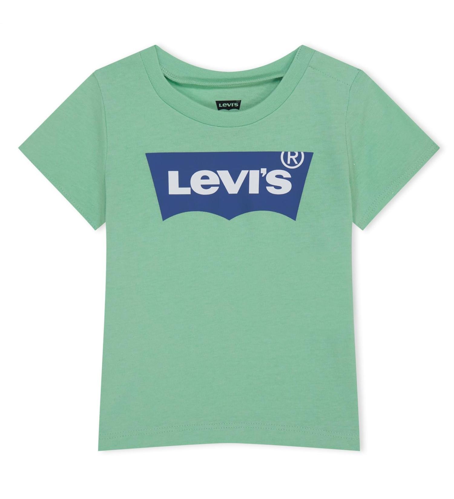 Levi's Kids LVB S/S Batwing Tee - Baby Boys 3 Years - Meadow | Top Quality Baby Boy's T-Shirt - Buy Online on SooperMarket.com