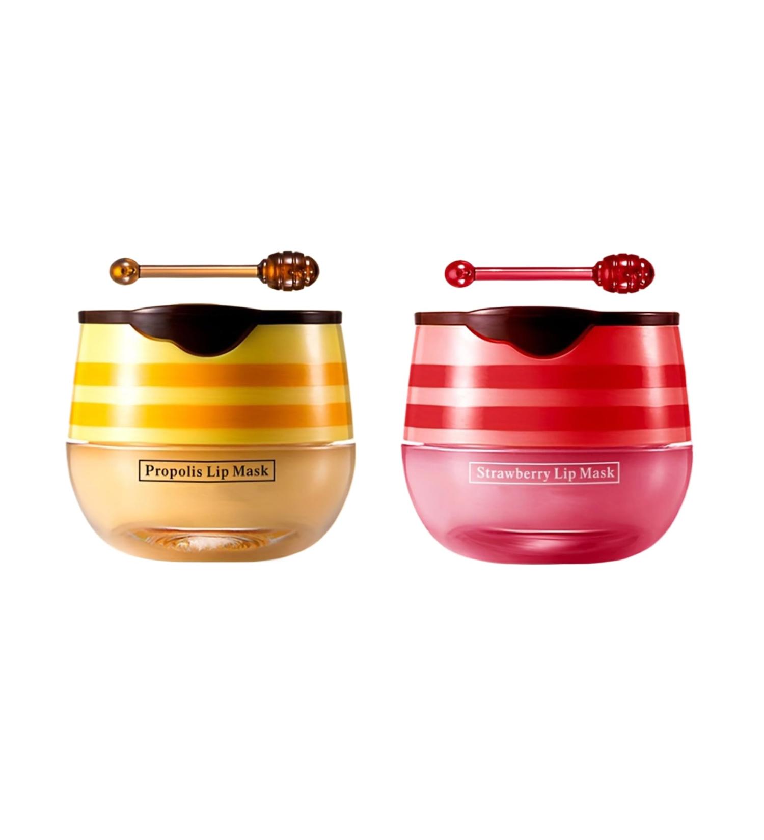 Buy Honey Pot Propolis Lip Balm - Hydrating Moisturizing Lip Mask for Nourished Lips | Anti-Wrinkle Overnight Repair Care for Men & Women - Buy Online on SooperMarket.com