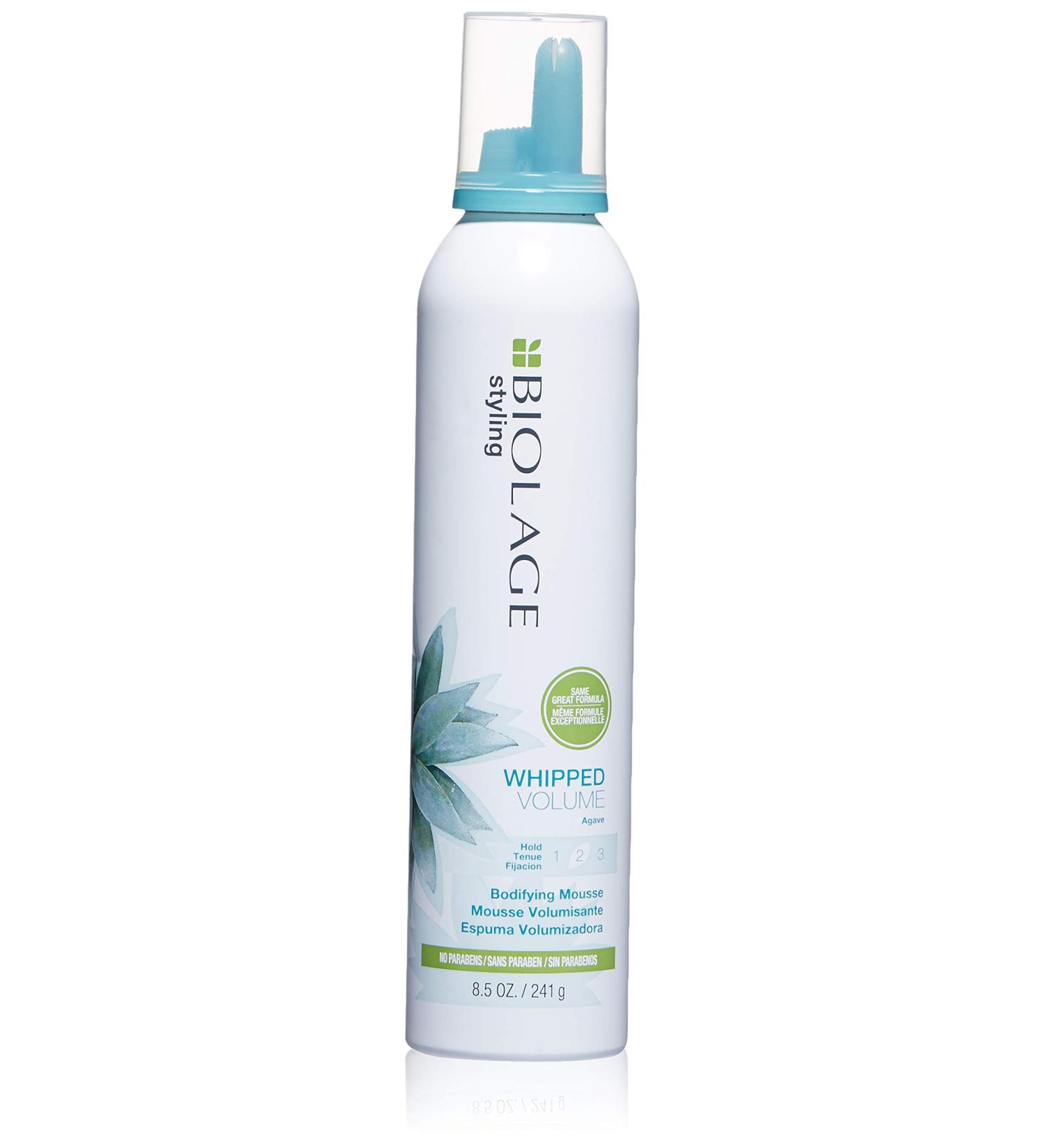 Biolage Styling Whipped Volume Mousse - Medium Hold for Body, Control, and Shine | Paraben-Free, Vegan | 8.5 Oz - Buy Online on SooperMarket.com