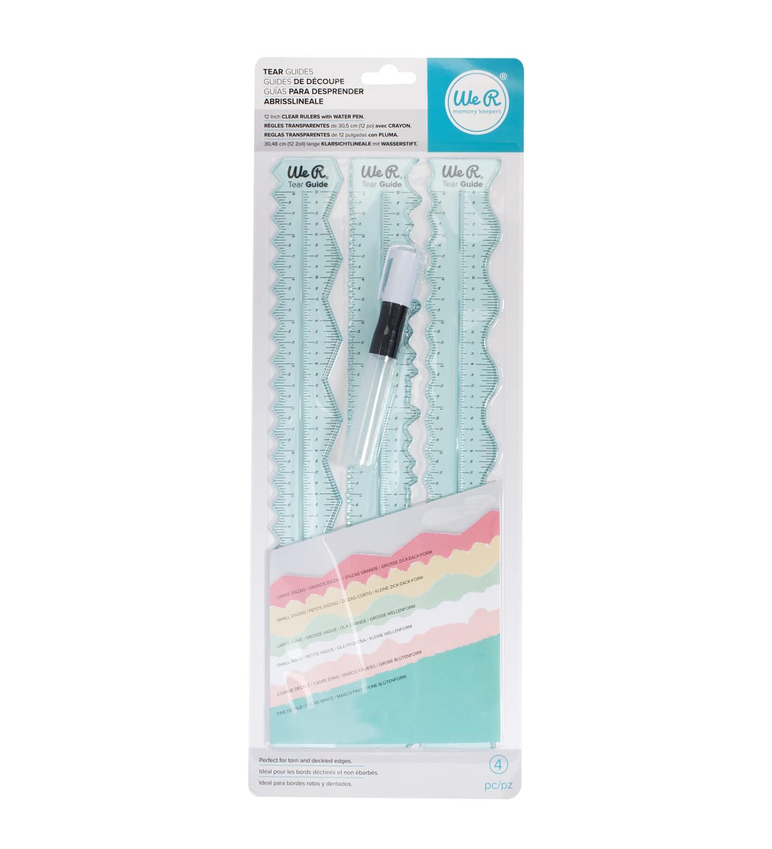 We R Memory Keepers Tear Rulers - Perfect for Clean and Precise Paper Tearing - Buy Online on SooperMarket.com