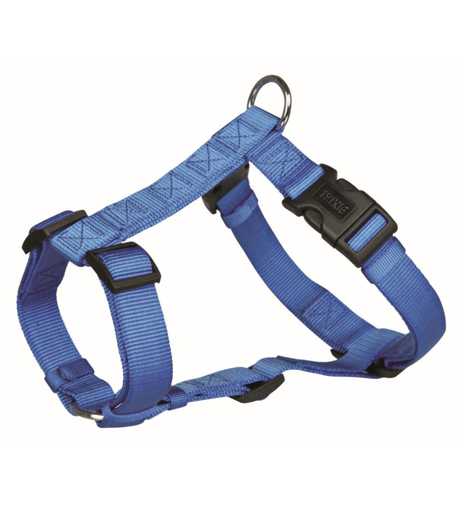 Trixie 14312 Classic H-harness SM: 40-65 cm/15 mm blue blue S