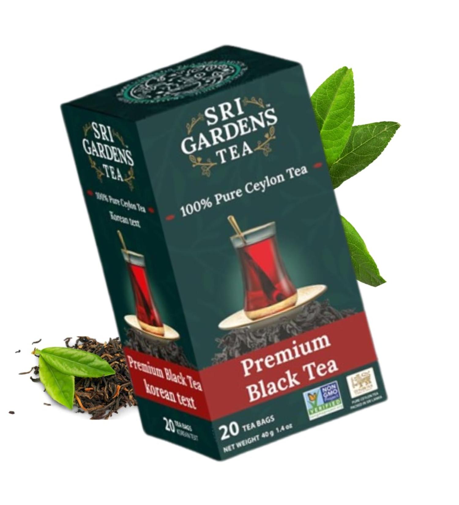 Sri Gardens 20 Tea Bag Black Tea Carton - Buy Online on SooperMarket.com