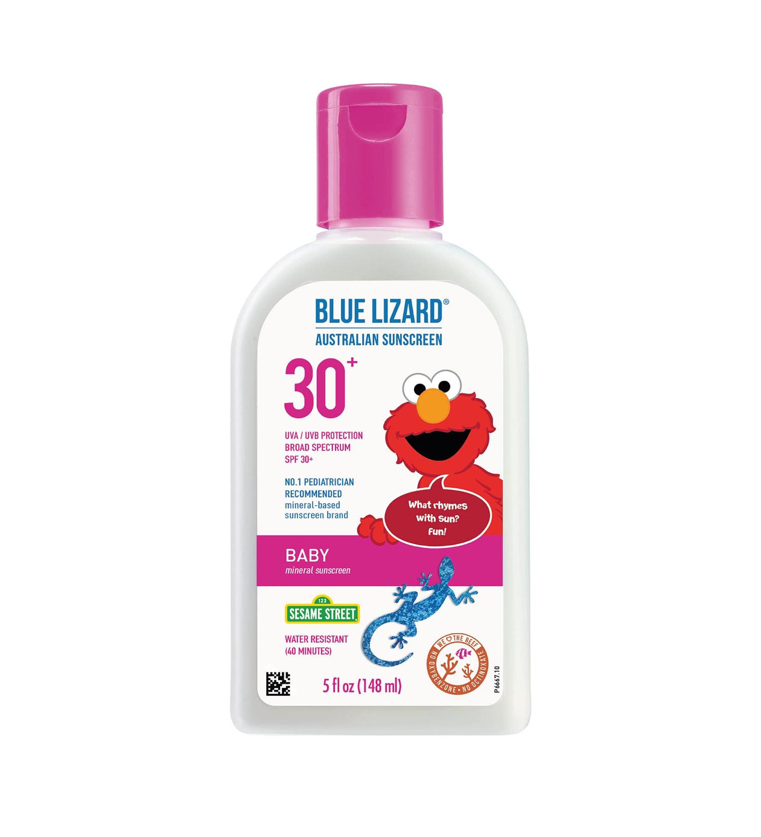 Blue Lizard Baby Mineral Sunscreen SPF 30+ 5 Fl Oz - Unscented | UVA/UVB Protection | No Chemical Actives - Buy Online on SooperMarket.com