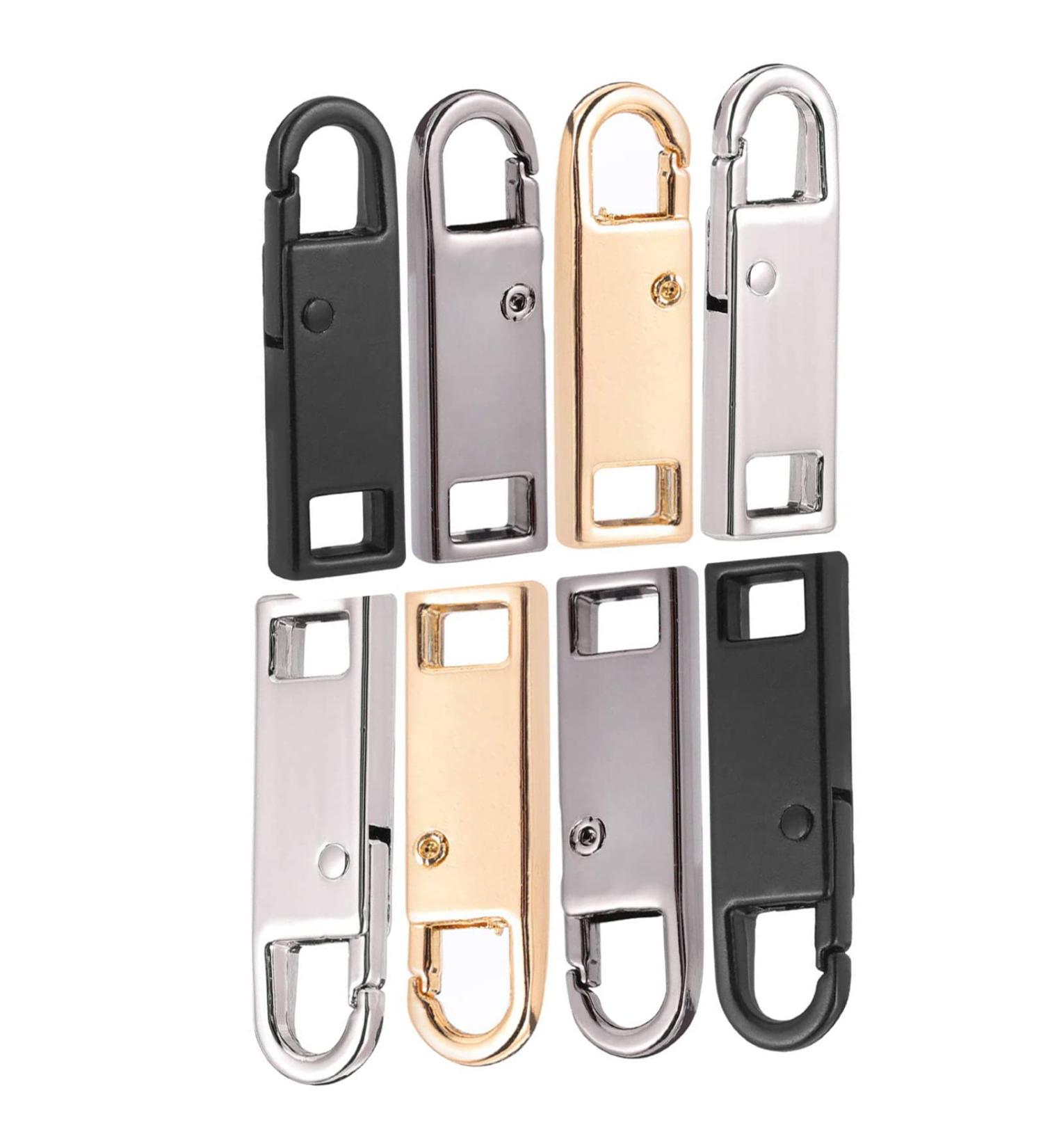 SRUP 8-Piece Zipper Repair Kit - Replacement Slider Pull Tabs for Jackets Tents & Luggage | Universal Spare Parts - Buy Online on SooperMarket.com