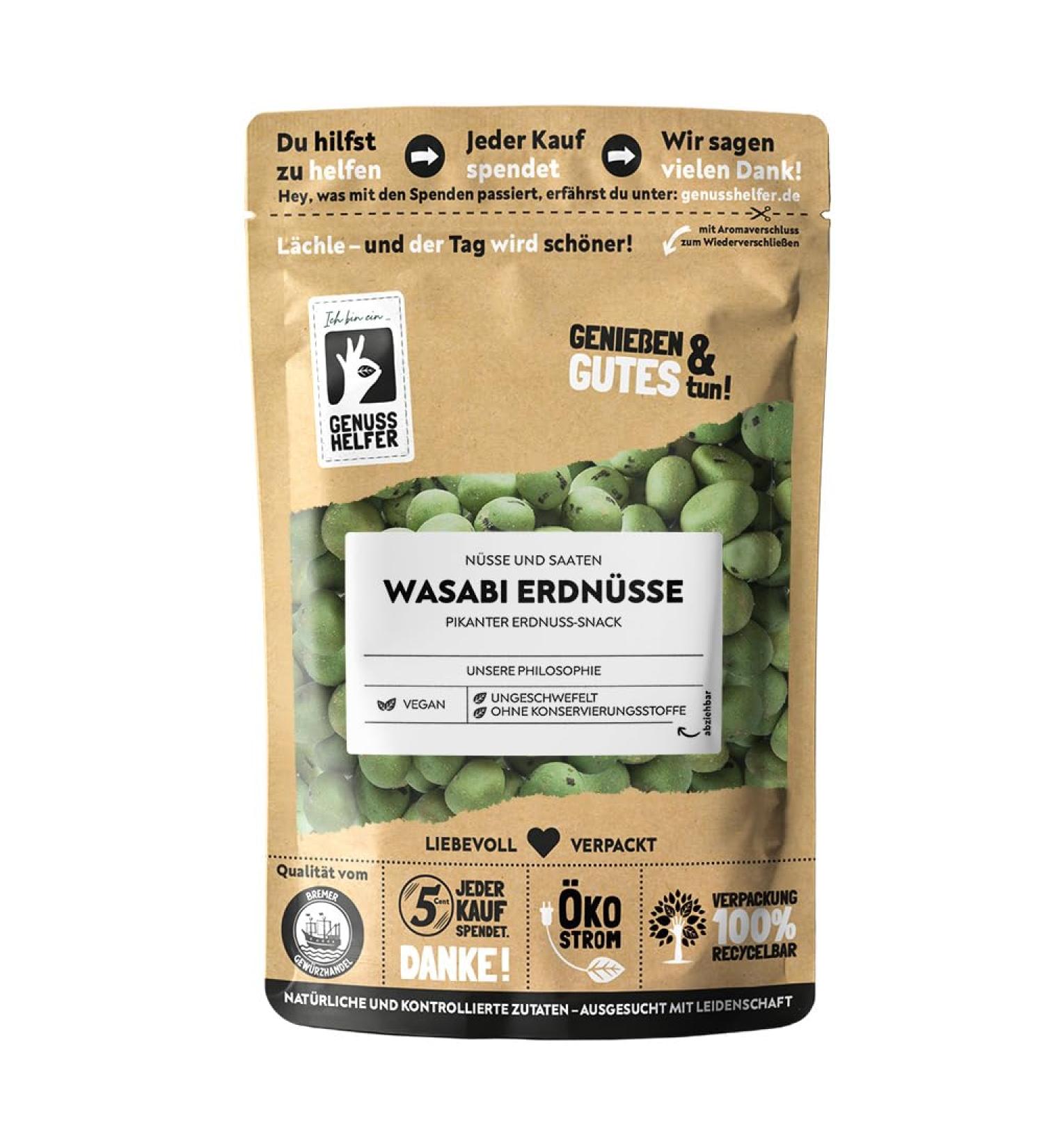 Bremer Gew rzhandel Wasabi Peanuts 150g - Crunchy & Spicy Snack | International Shipping - Buy Online on SooperMarket.com