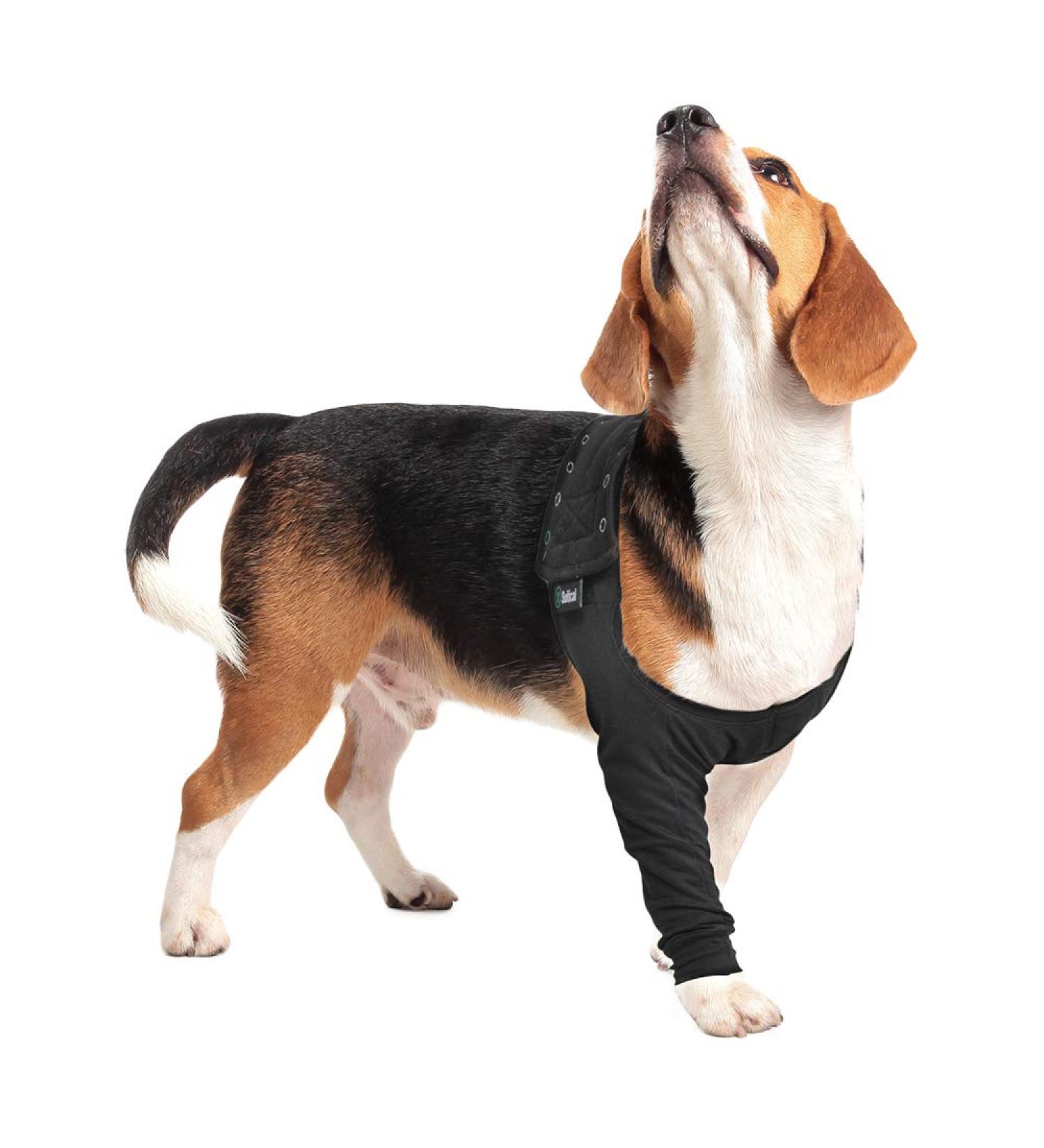 Suitical Recovery Sleeve for Small Dogs - Black | Dog Post-Op Protection - Buy Online on SooperMarket.com