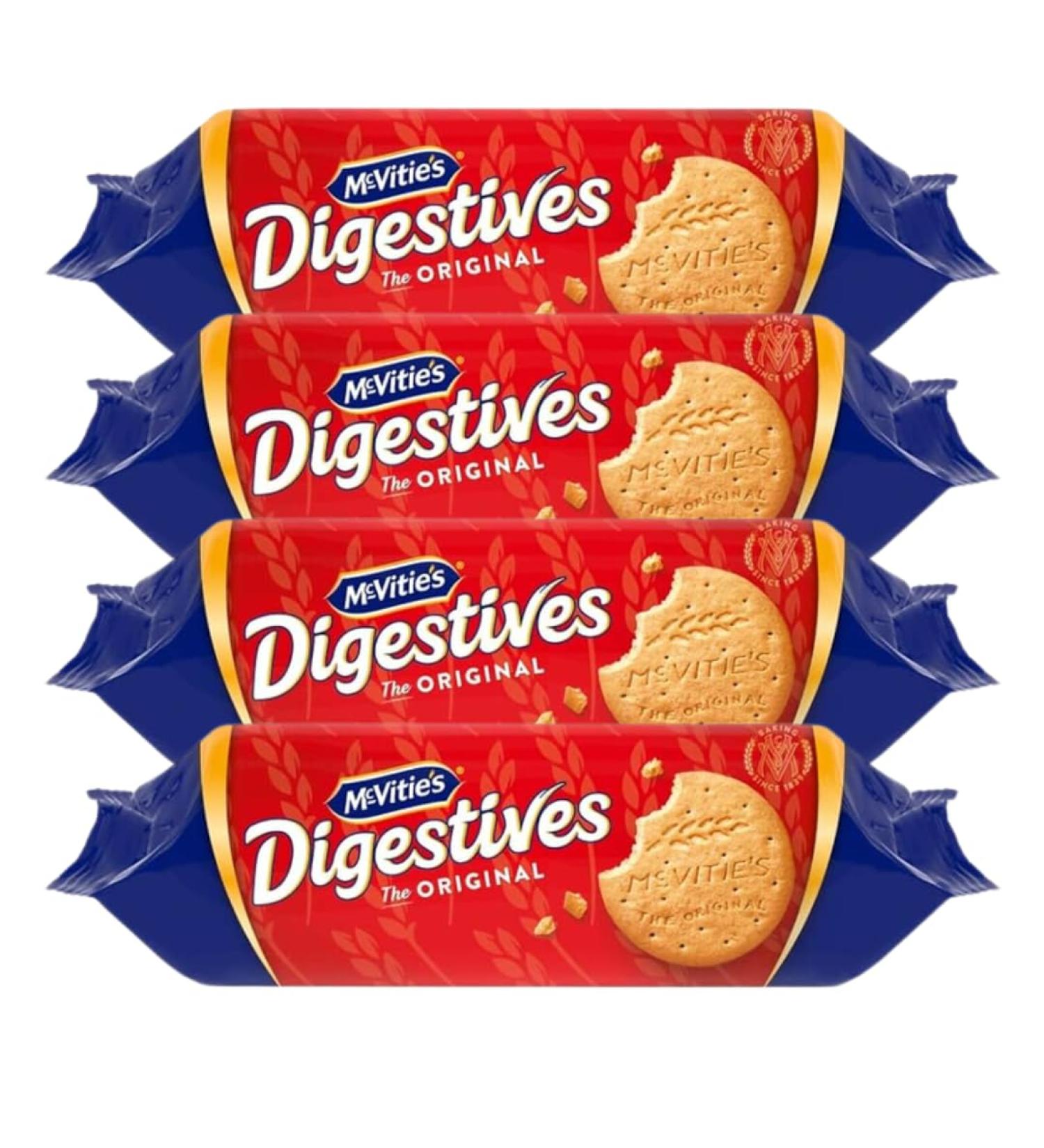 Biscuits Bundle Consisting of McVities Digestives The Original 360g (4 Pack)