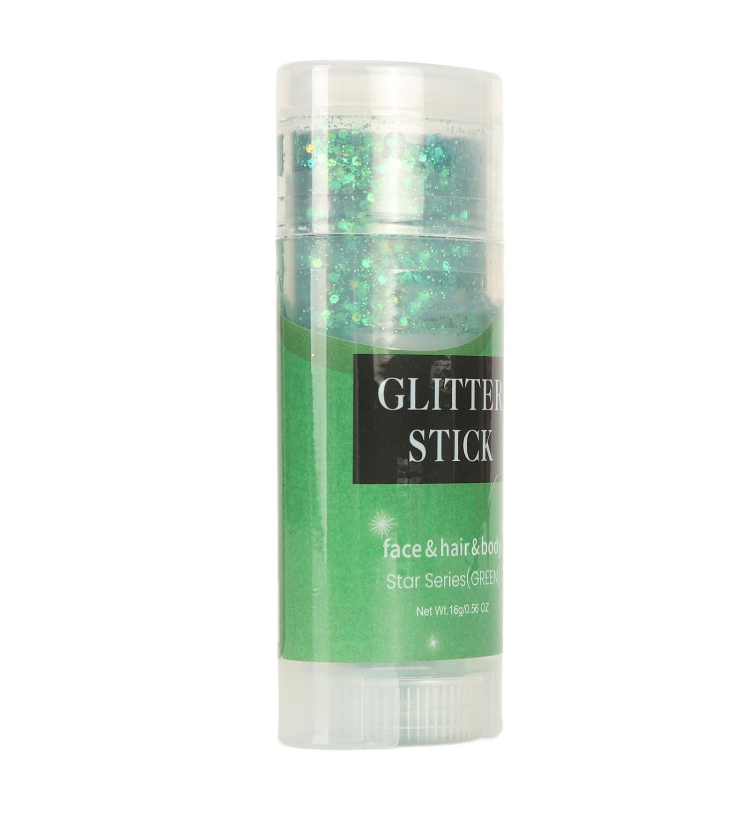 Sparkling Face Gel - Non-Irritating Glitter for Long Lasting Decoration | Green Body Glitter Stick for Eyelids & Lips - Buy Online on SooperMarket.com
