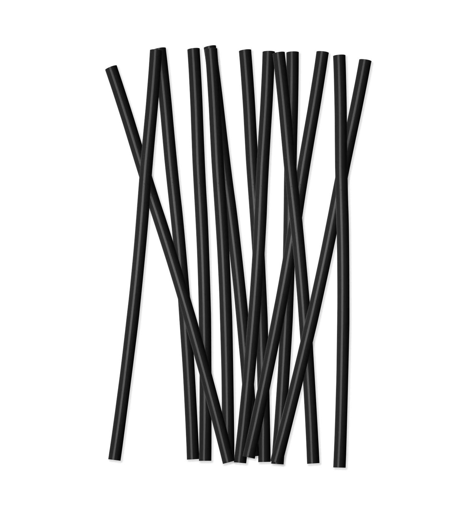 Simple Modern Reusable Straws 12 Pack for Tumblers and Travel Mugs - Midnight Black Plastic Straws - Classic Voyager Cruiser Scout - 12 Count - Buy Online on SooperMarket.com