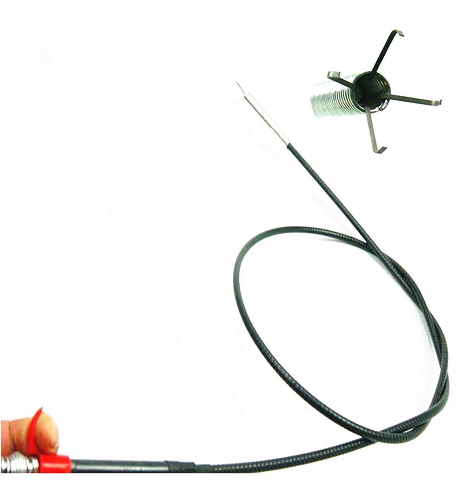 63 Inch Drain Pipe Cleaner - Effective Drain Auger & Hair Catcher for Kitchen Bathroom Tub & Toilet Clog Removal - Buy Online on SooperMarket.com