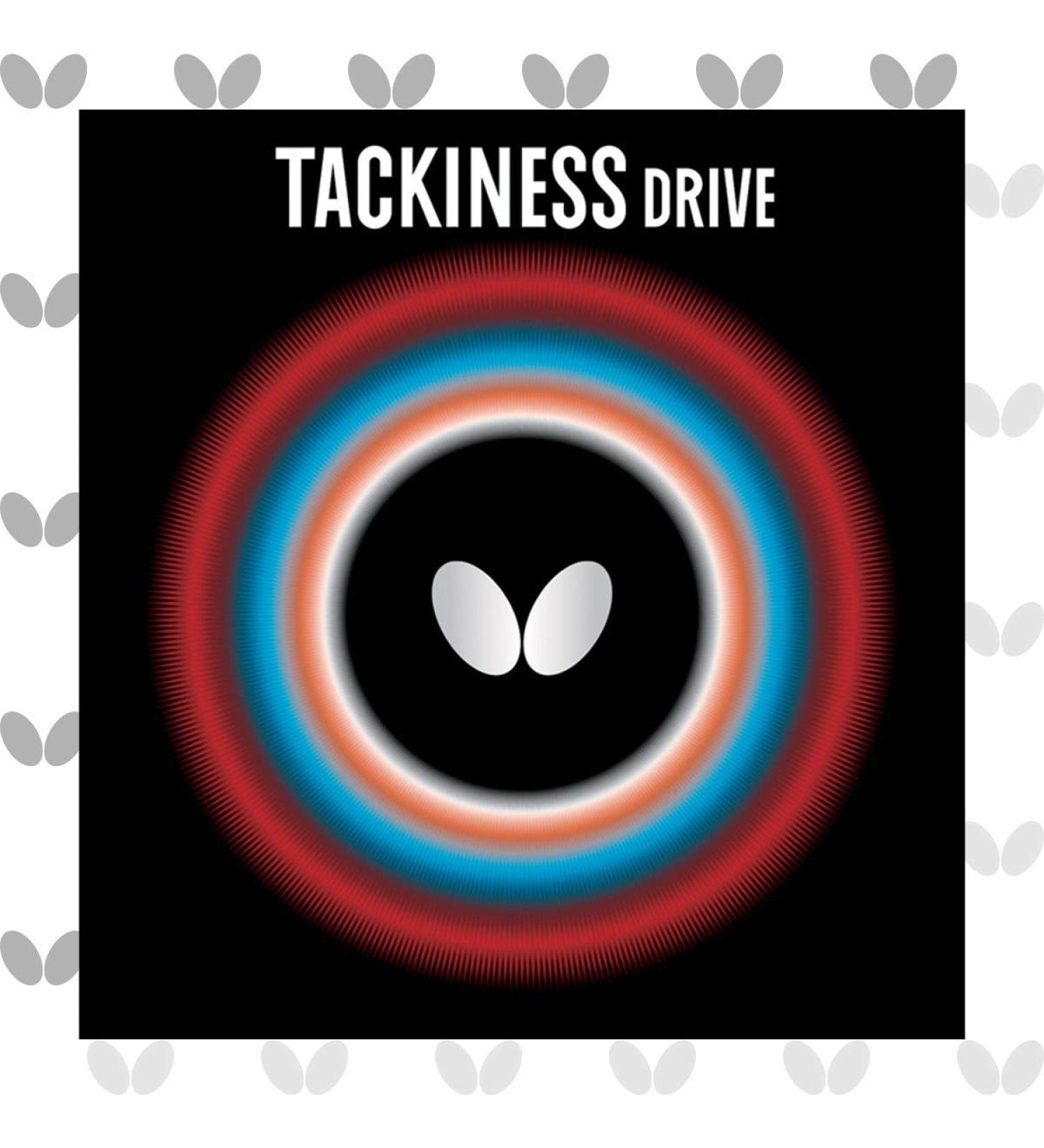 Butterfly Tackiness Drive Table Tennis Rubber - 1.9mm - Red/Black - Professional Inverted Sheet - Buy Online on SooperMarket.com