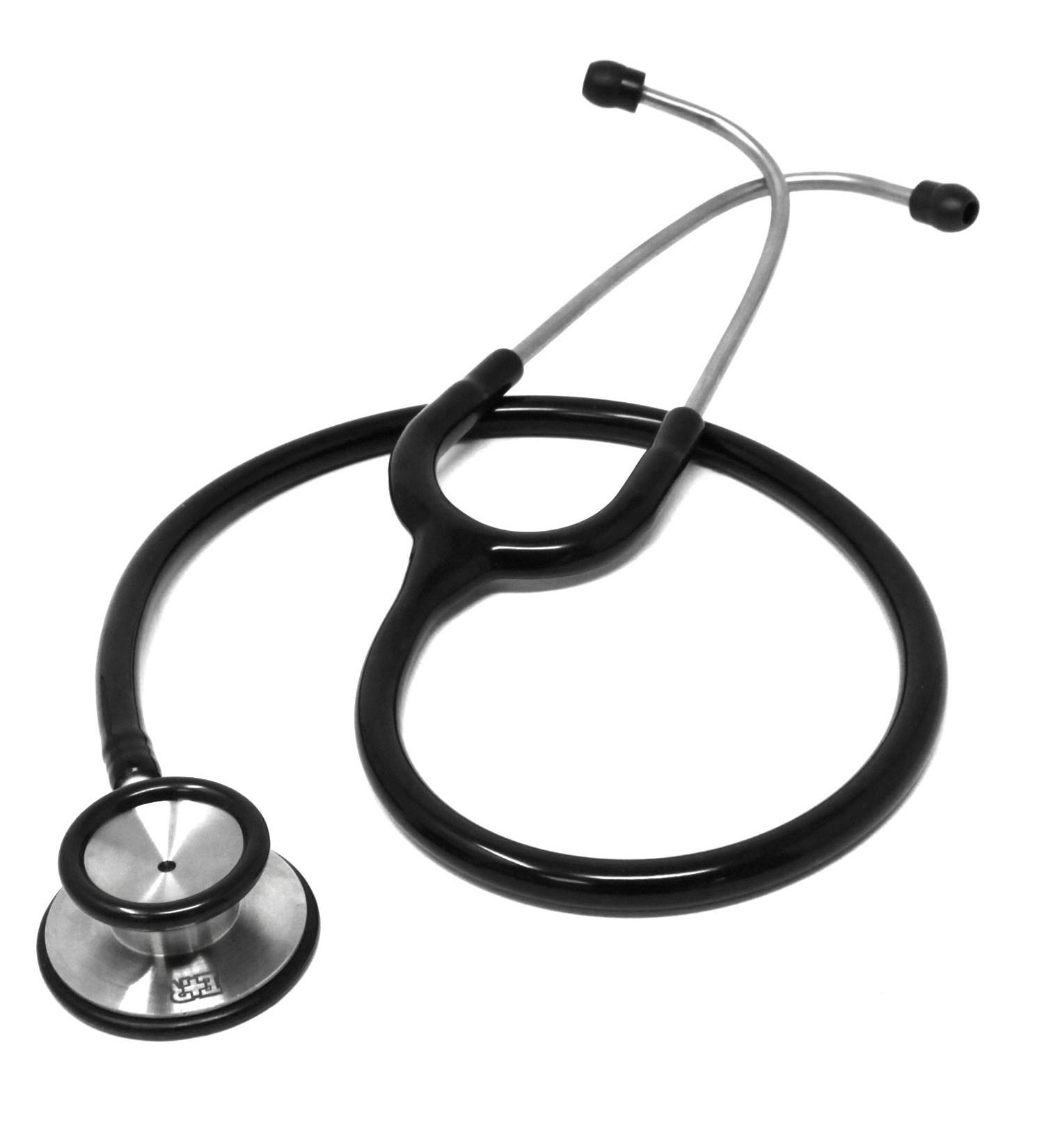 Ever Ready First Aid Pro Classic Dual Head Stethoscope for Paramedics & Nurses - Black 4 Ear Tips & Replacement Diaphragm - Buy Online on SooperMarket.com