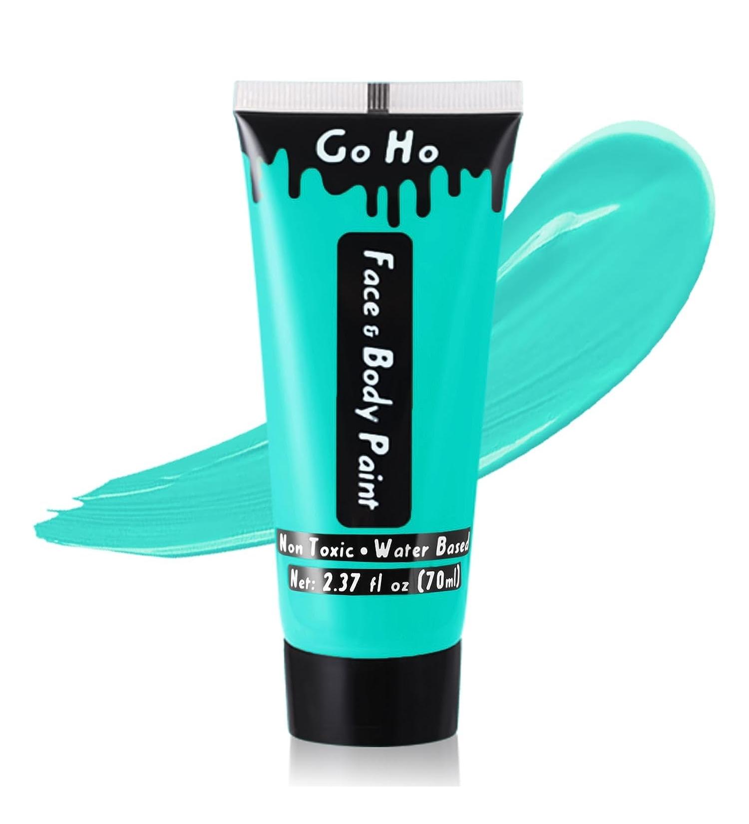 Teal Cream Face Body Paint 2.37oz - Water Based Makeup for Adults & Children - Perfect for Face Painting, Cosplay, Halloween & Festivals - Buy Online on SooperMarket.com