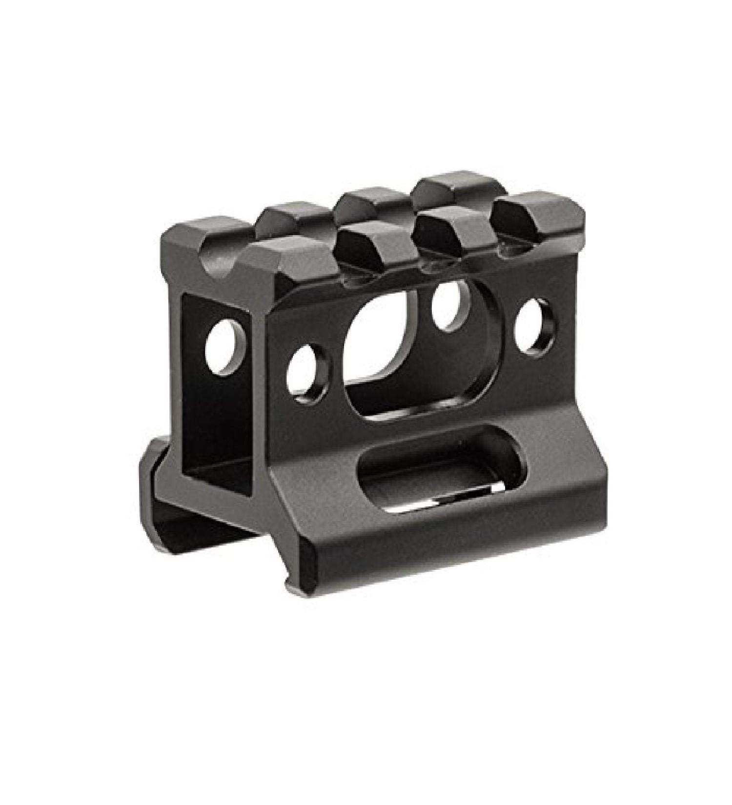 3-Slot Slim Picatinny Short Riser Mount - 1 High - Black | 3 Slots - Buy Online on SooperMarket.com