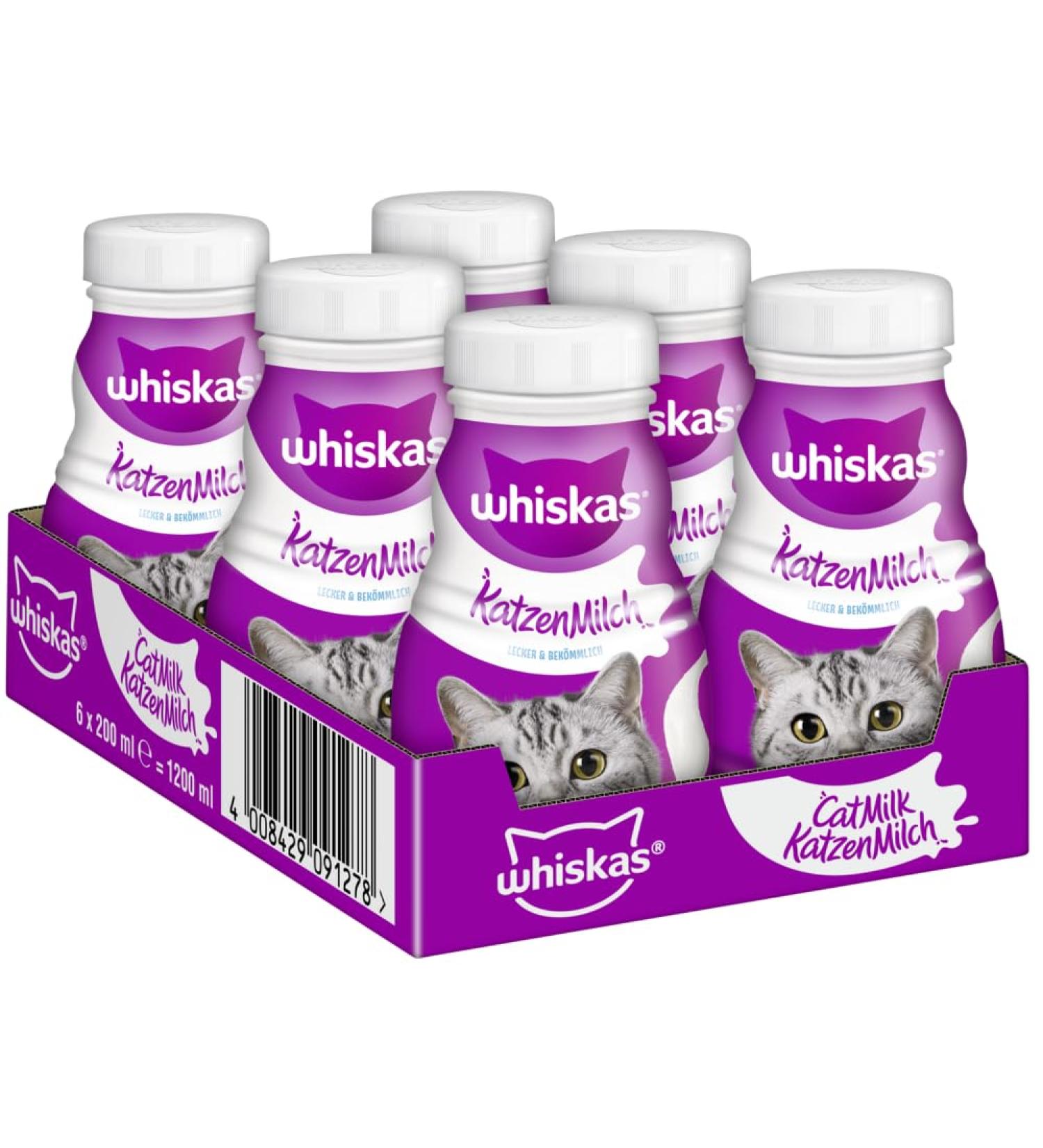 Whiskas Cat Milk x 200ml pack of 6 - Buy Online on SooperMarket.com