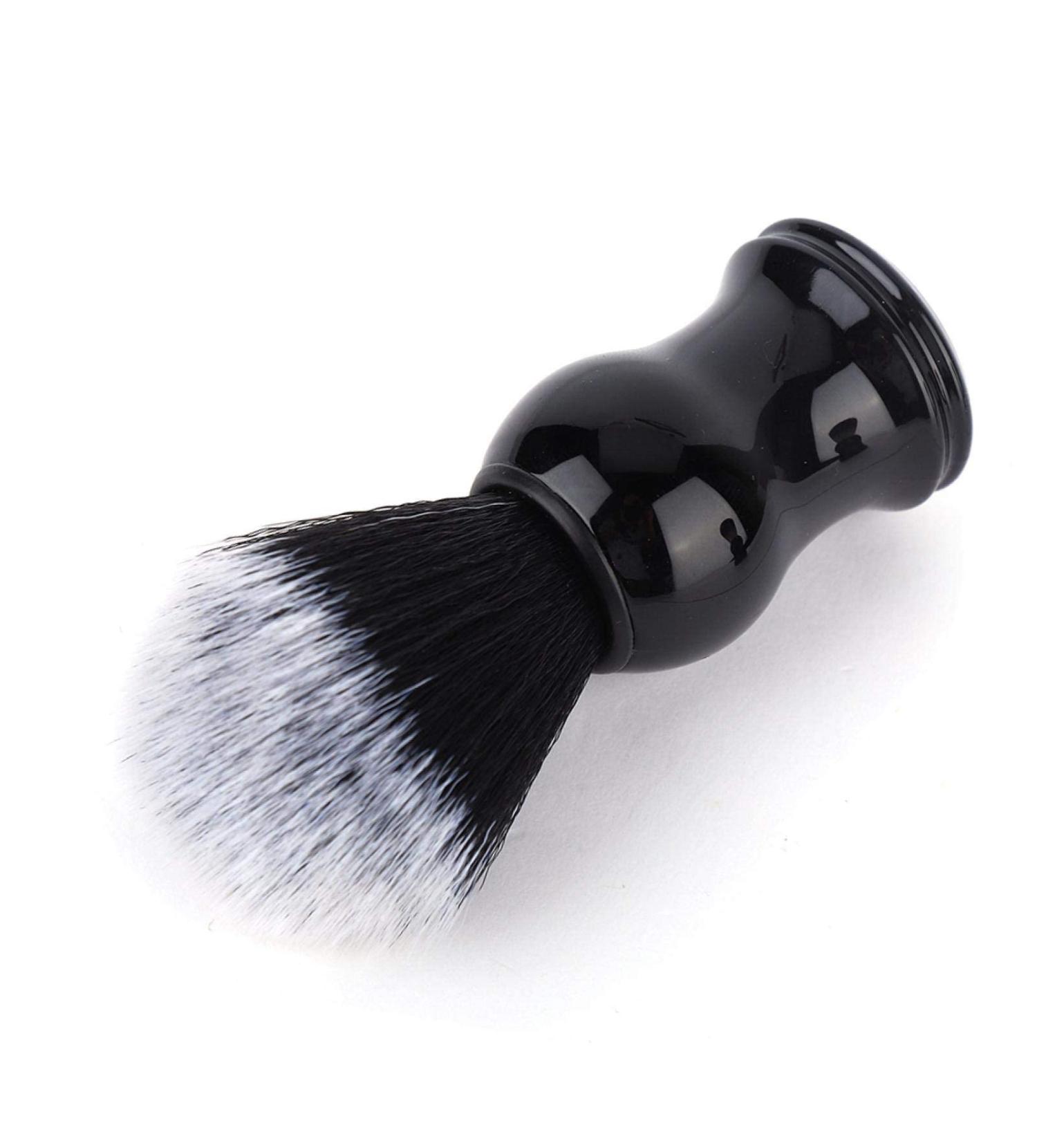 Shaving Brush with Wooden Handle - Professional Barber Neck Duster for Salon & Home Use | 3 Types Available - Buy Online on SooperMarket.com