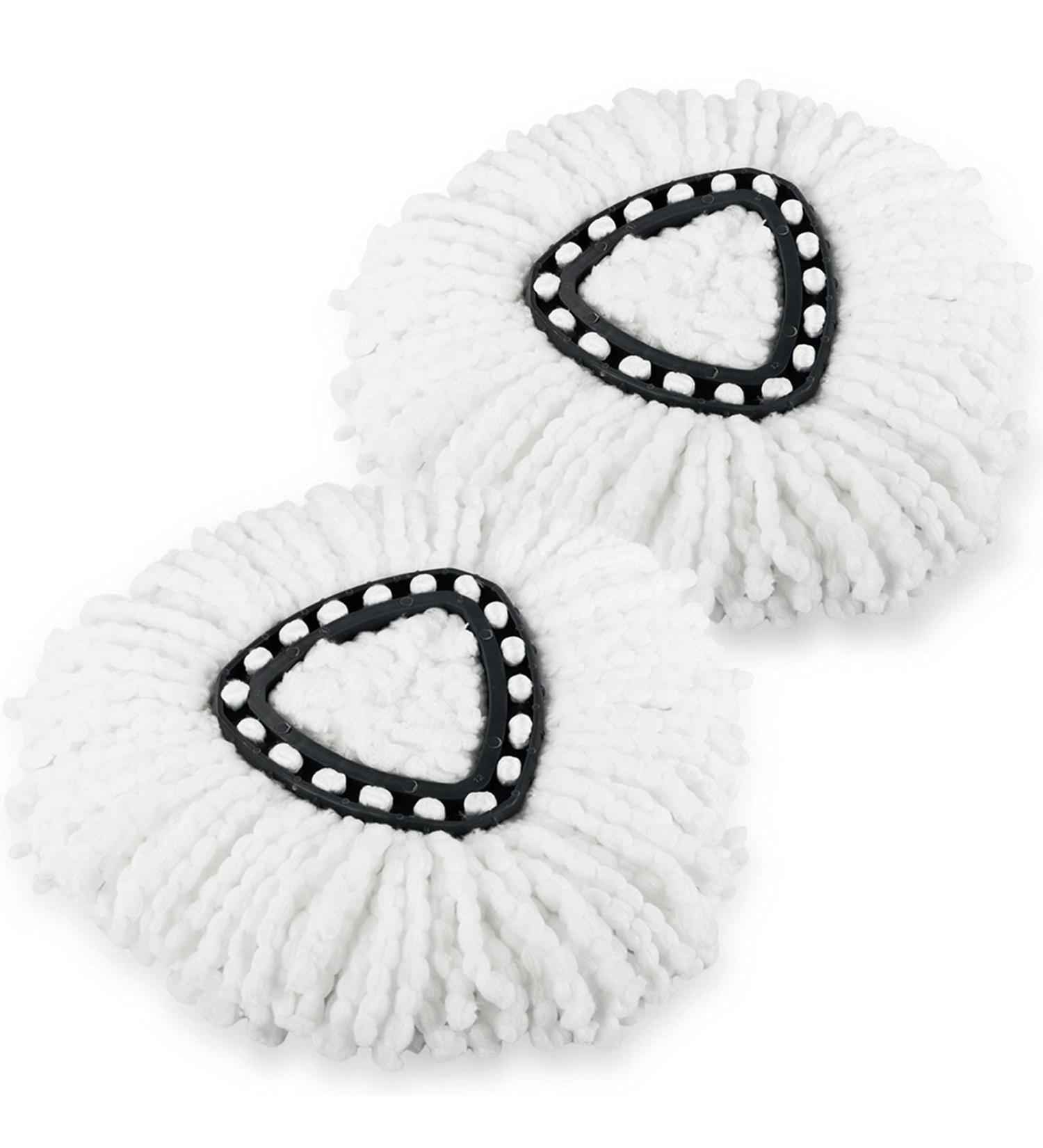 2 Pack Microfiber Spin Mop Replacement Heads for Ocedar EasyWring Spinning Mop - Buy Online on SooperMarket.com