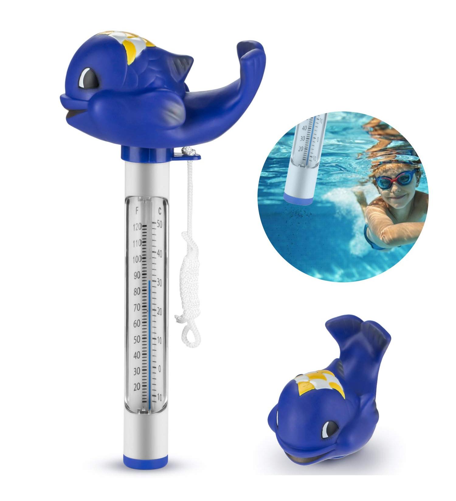 Formizon Floating Pool Thermometer | Break-Resistant Water Temperature Gauge for Pools Spas & Aquariums - Accurate & Durable - Buy Online on SooperMarket.com