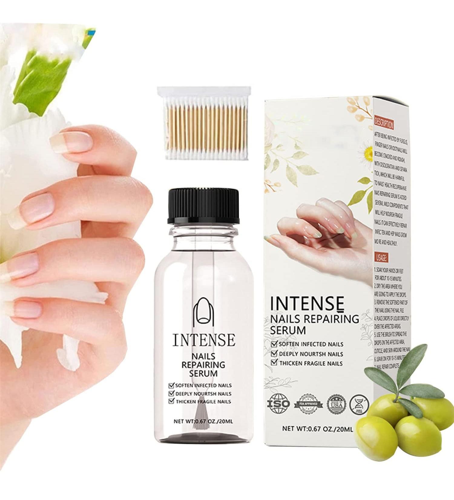 NailGro Intense Nail Growth and Strengthening Serum 7 Days Nail Growth and Strengthening Serum Natural Nail Repair Serum for Thin Nails and Growth 20ml (1Pcs) - Buy Online on SooperMarket.com