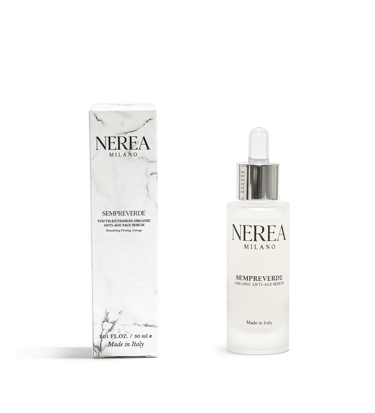 Youth-Extension Organic Anti-Age Serum - NEREA SEMPREVERDE | Remodeling & Firming for Youthful Skin - Shop Internationally - Buy Online on SooperMarket.com