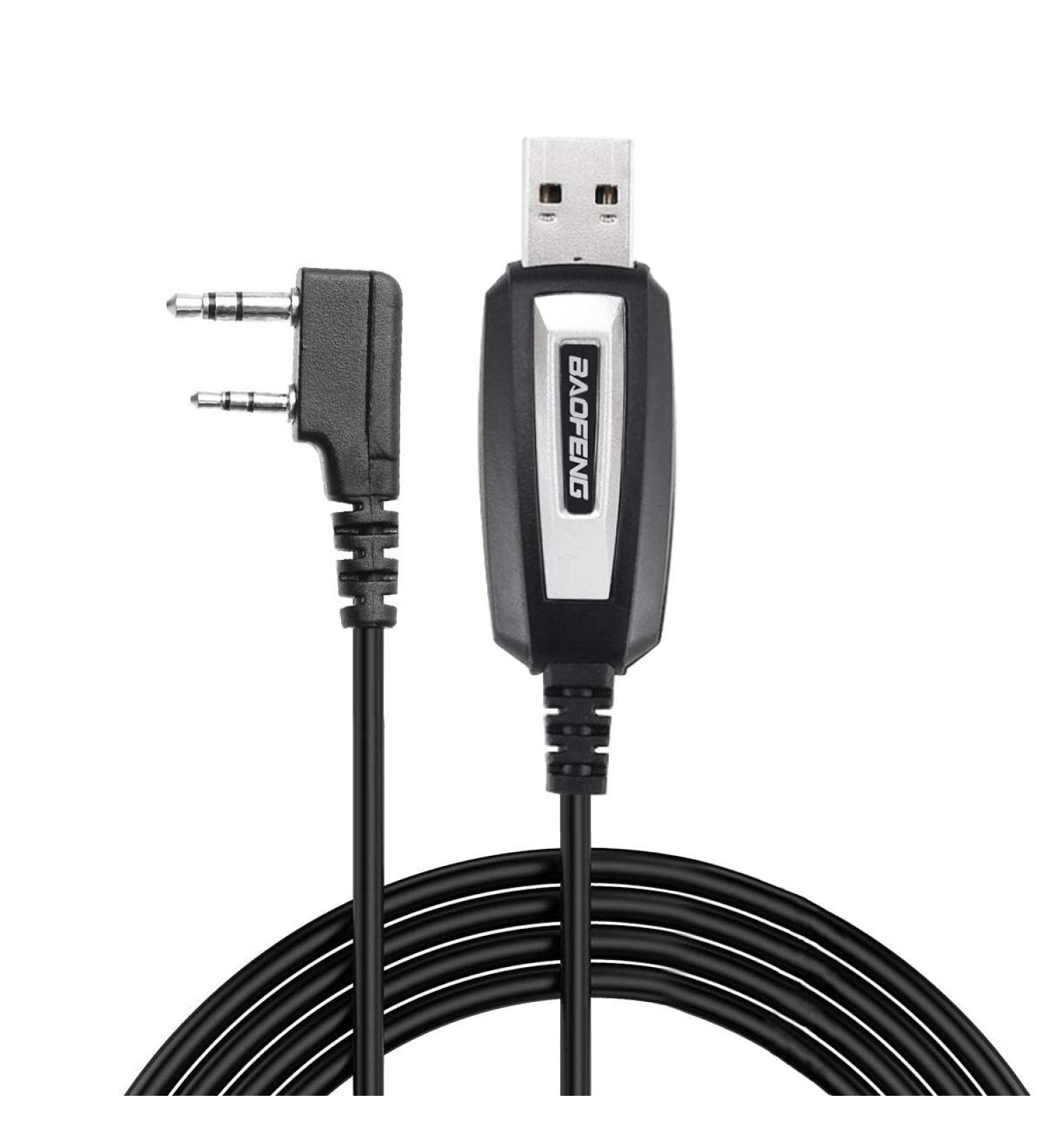 Baofeng USB Programming Cable CH340 Chip for GMRS Radio Two Way Radio - Black-CH340 - Buy Online on SooperMarket.com