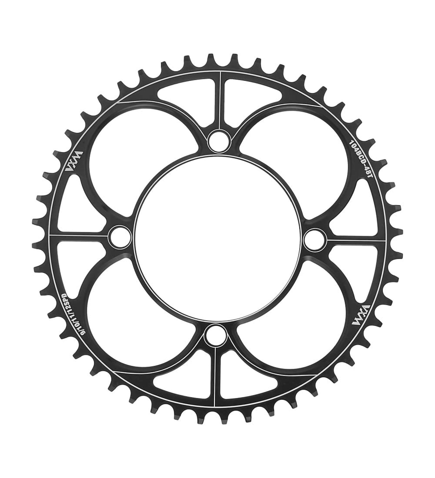 VXM 104BCD Narrow Wide Chainring for Road, Mountain, BMX, MTB Bikes - 40t/42t/44t/46t/48t/50t/52t - Buy Online on SooperMarket.com