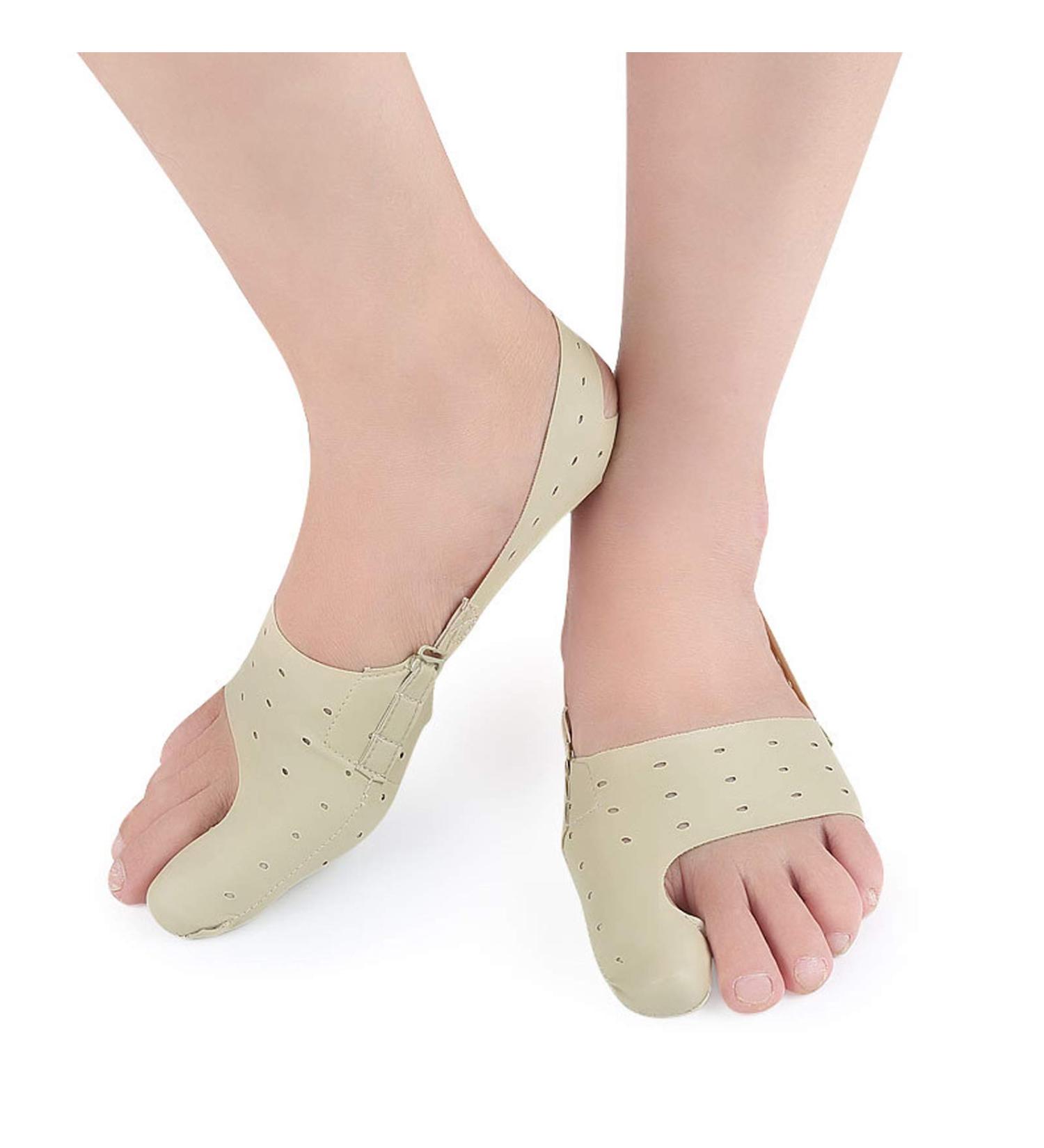 Bunion Corrector Sleeve Set - Toe Straightener with Gel Separator & Adjustable Pads for Pain Relief - Size Medium - Buy Online on SooperMarket.com