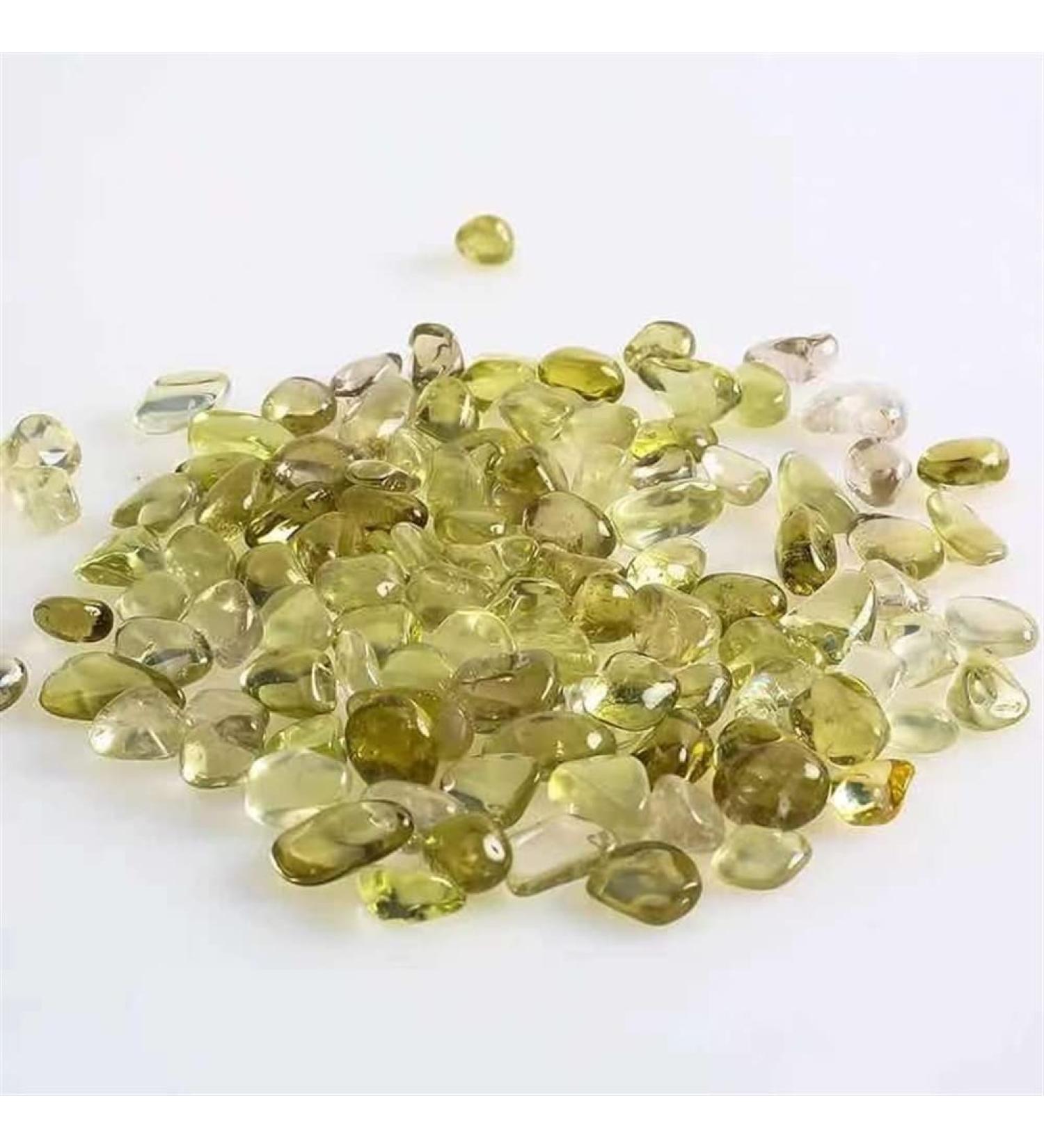 Natural Crystals and Stones Natural Citrine Quartz Gravel Stone for 300g 9mm-12mm for Decoration kaixun - Buy Online on SooperMarket.com