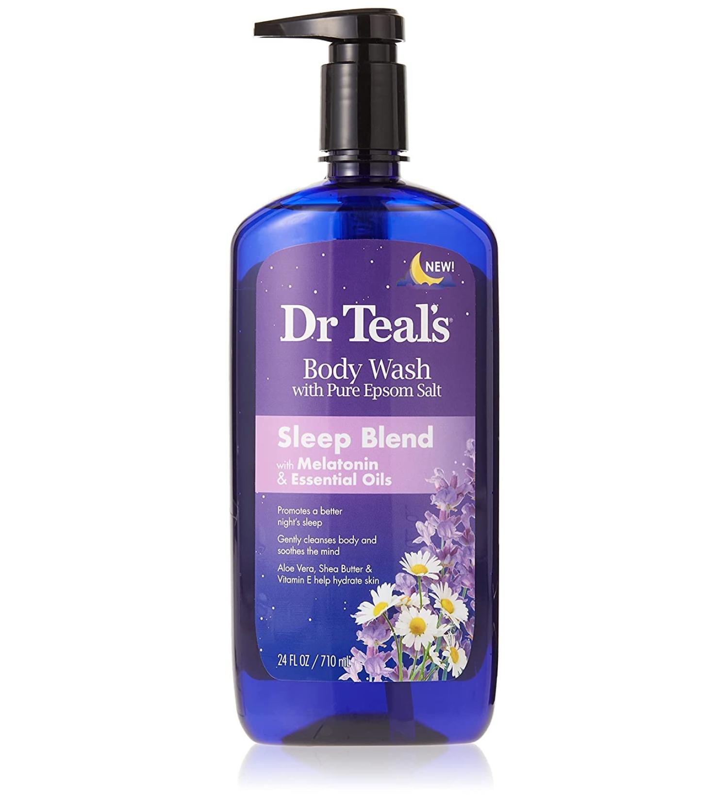 Dr Teal's Sleep Body Wash with Epsom Salt & Melatonin 24 fl oz - Buy Online on SooperMarket.com