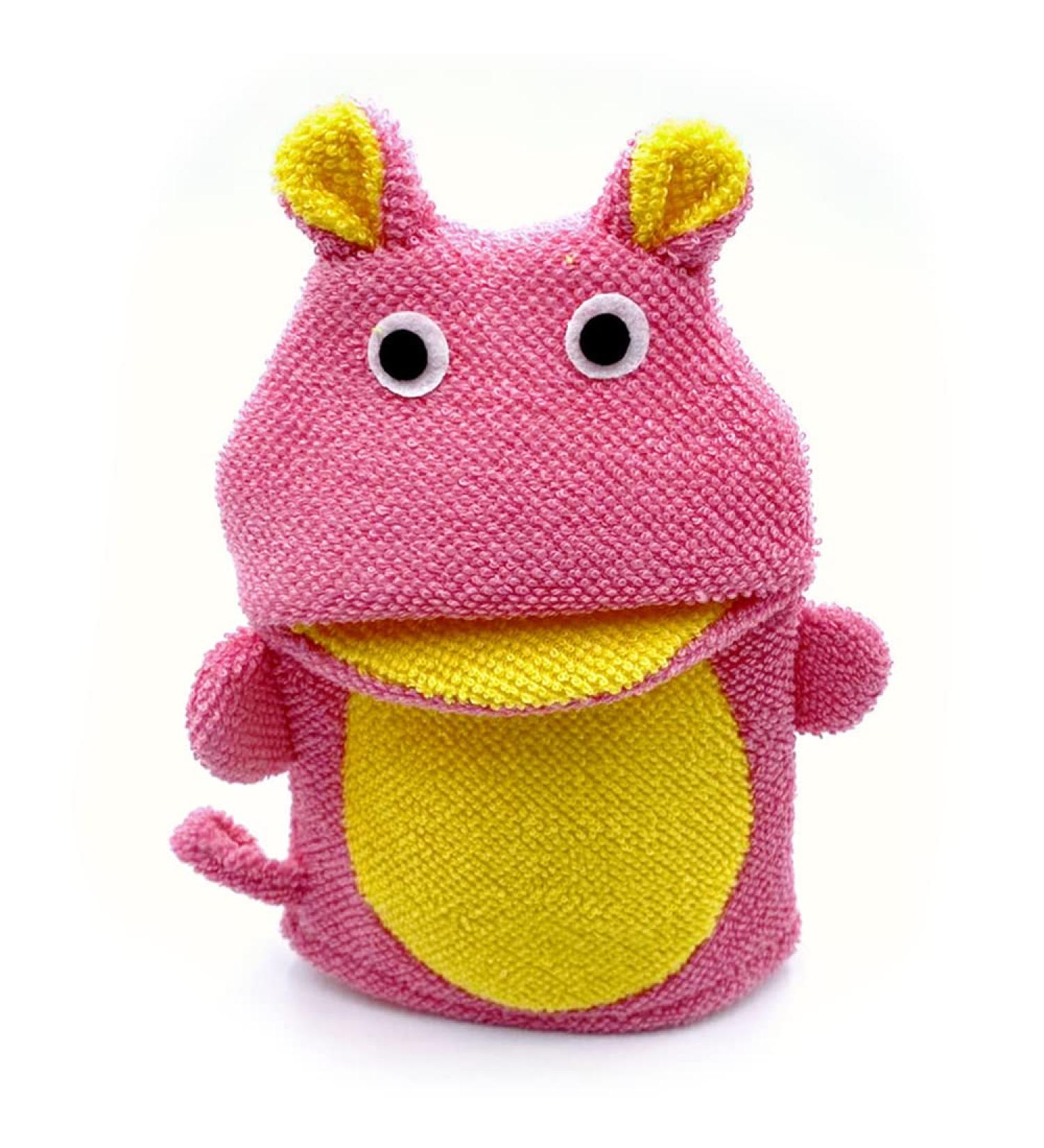 Kids Cute Animal Bath Sponge Glove Mitt for Toddler Bath and Shower - Buy Online on SooperMarket.com