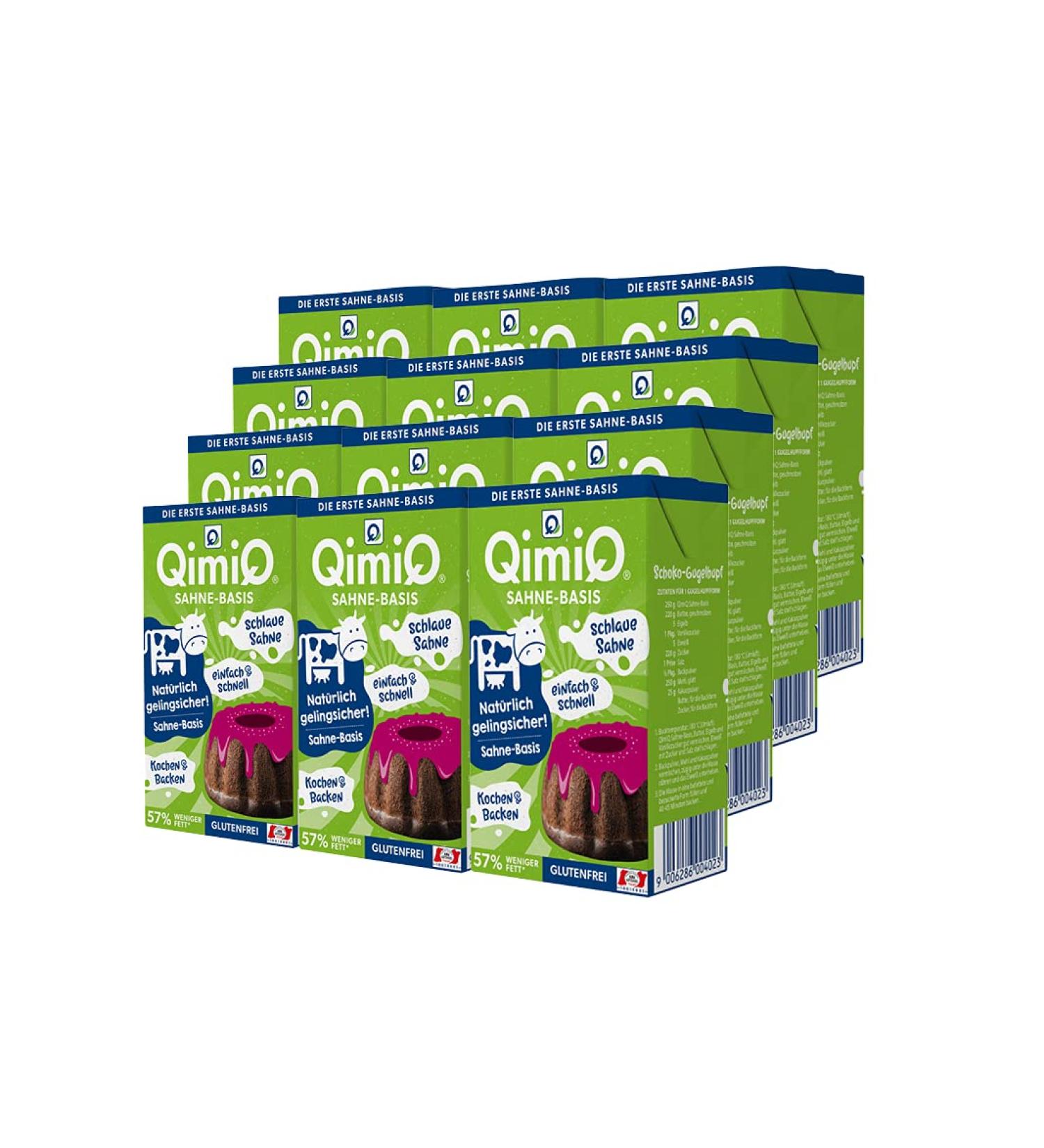 Buy QimiQ Cream Base 12 x 250g - Versatile Culinary Ingredient | International Shipping Available - Buy Online on SooperMarket.com