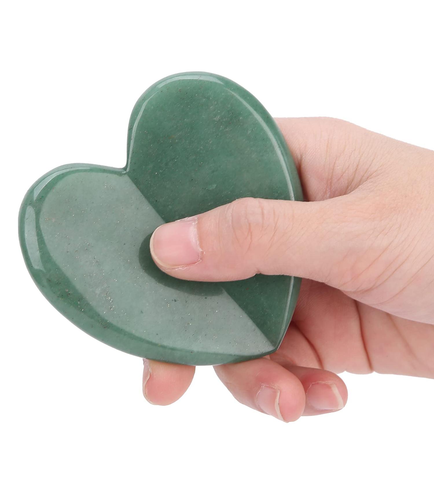 Buy Gua Sha Facial Tool - Greenstone Gua Sha Board for Face & Body Massage | Best Facial Massage Tool for Glowing Skin - Buy Online on SooperMarket.com
