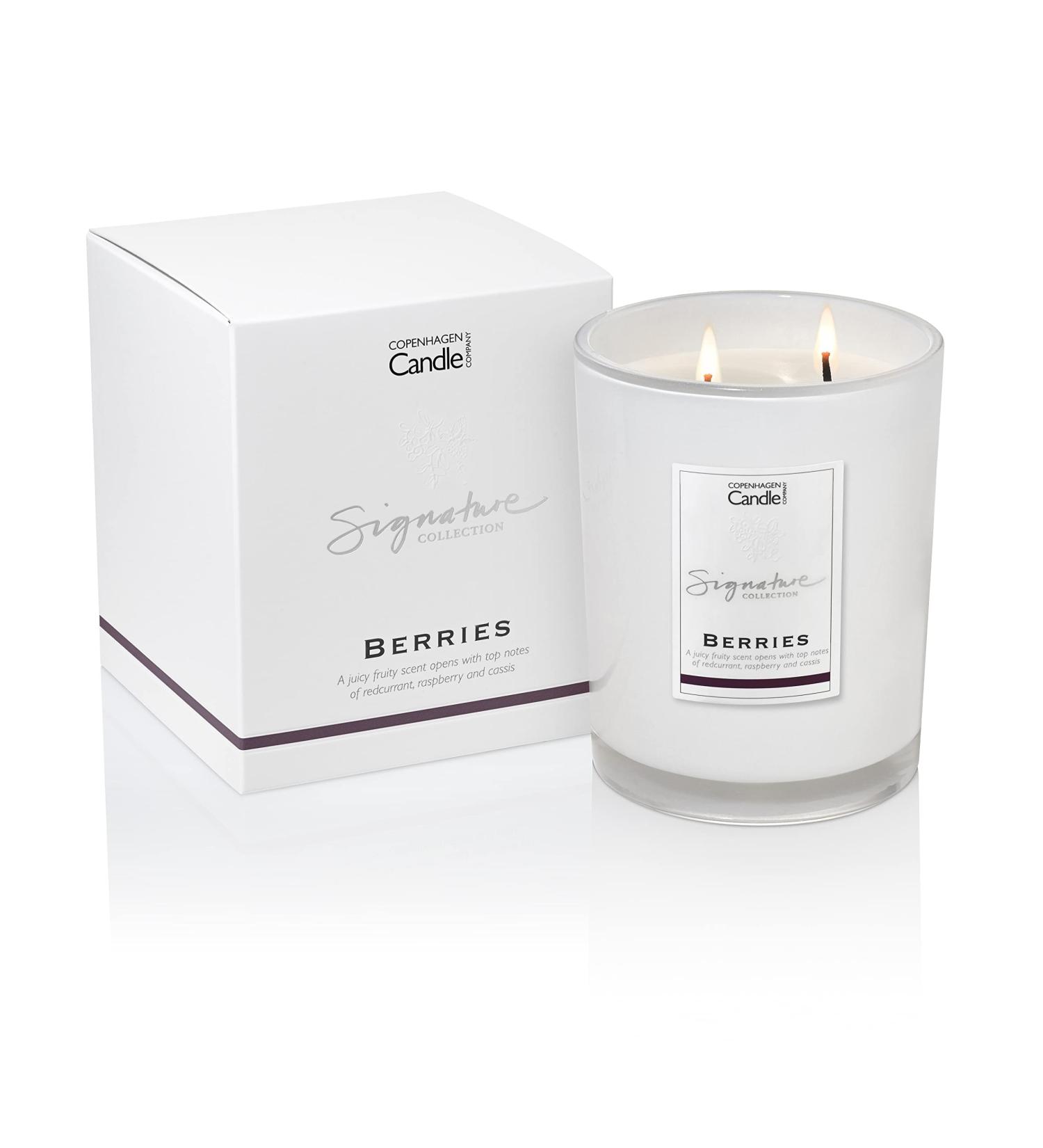 Luxury Scented Candle Gift for Women | 65 Hours Burn Time | Hotel Collection | Berries Scent - 21oz - Buy Online on SooperMarket.com