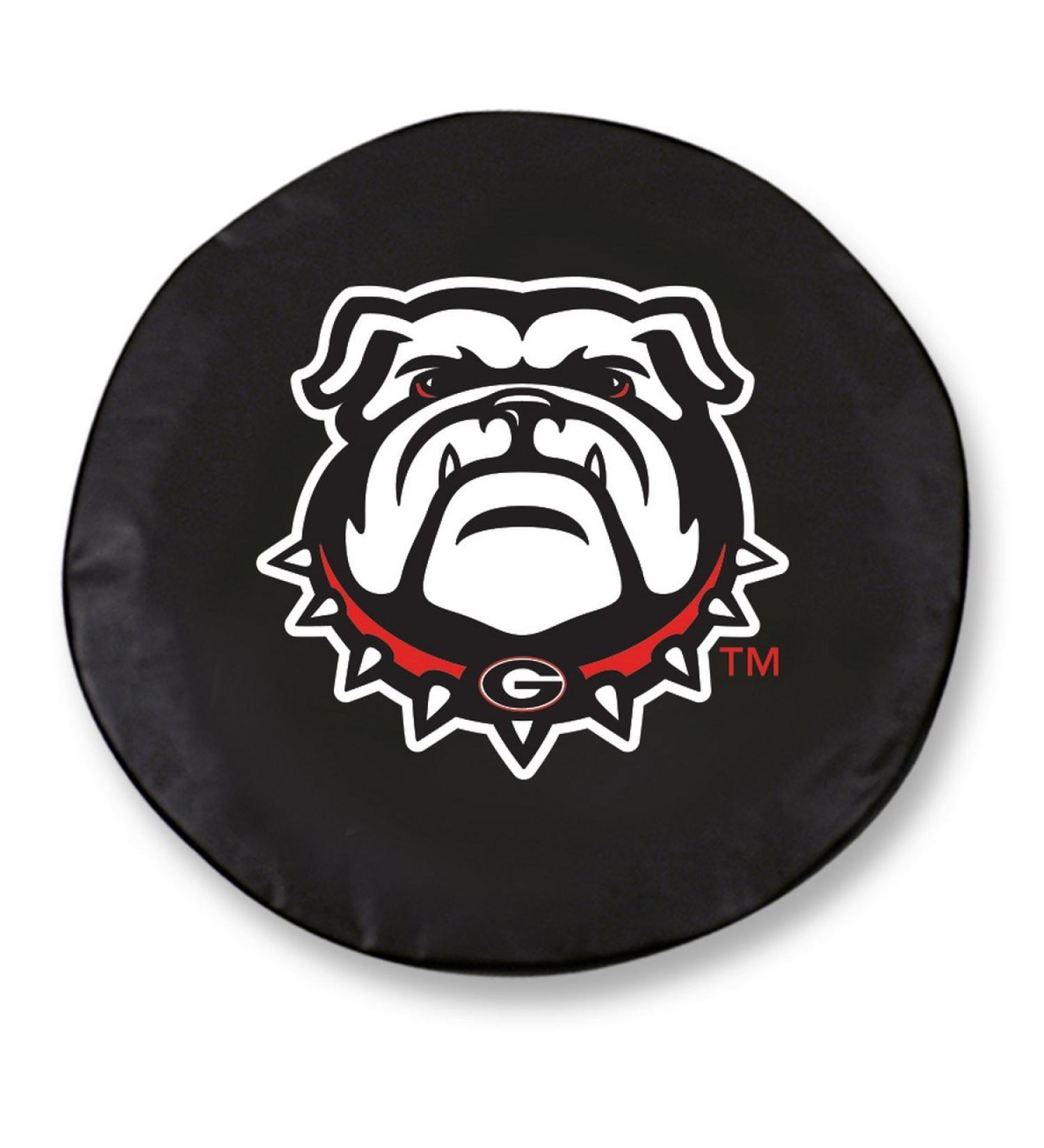 Georgia Bulldogs Tire Cover - 32 1/4 x 12 | Officially Licensed NCAA Product - Buy Online on SooperMarket.com