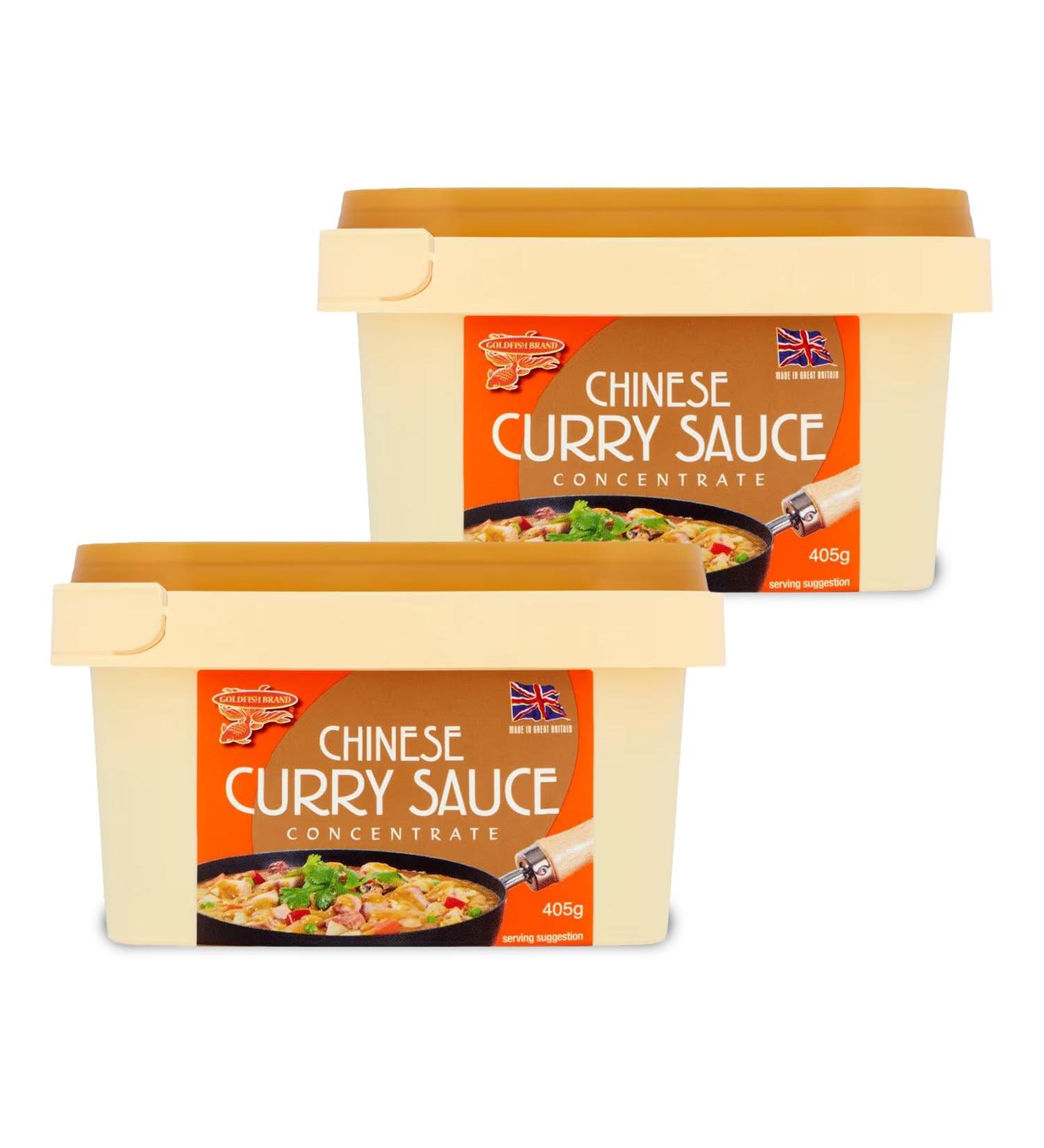 GoldFish Chinese Curry Sauce Paste Concentrate 2x405g - Buy Online on SooperMarket.com