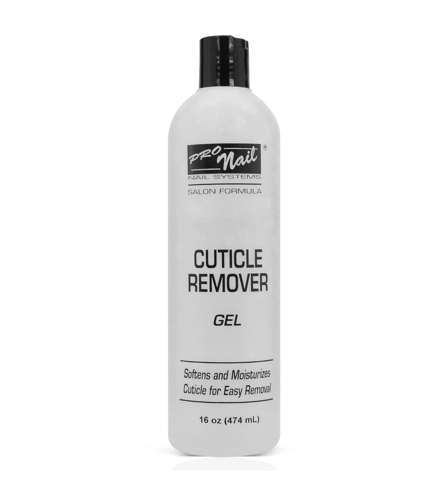Pro Nail Cuticle Remover Gel 16oz - Softens and Moisturizes Cuticle for Easy Removal