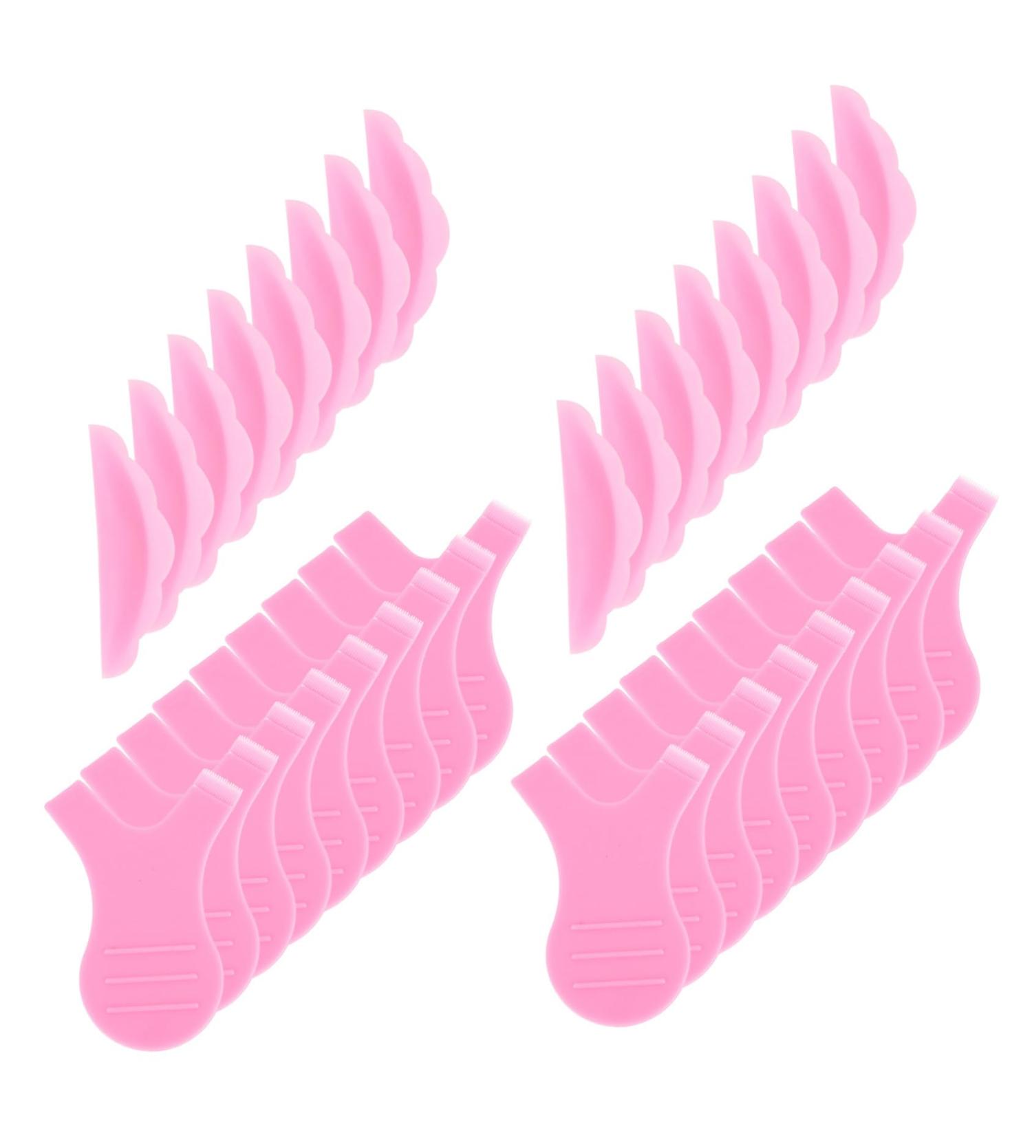 Buy 1 Set Eyelash Silicone Gasket - Triple Plastic Pink Fake Eyelashes for International Shipping - Buy Online on SooperMarket.com