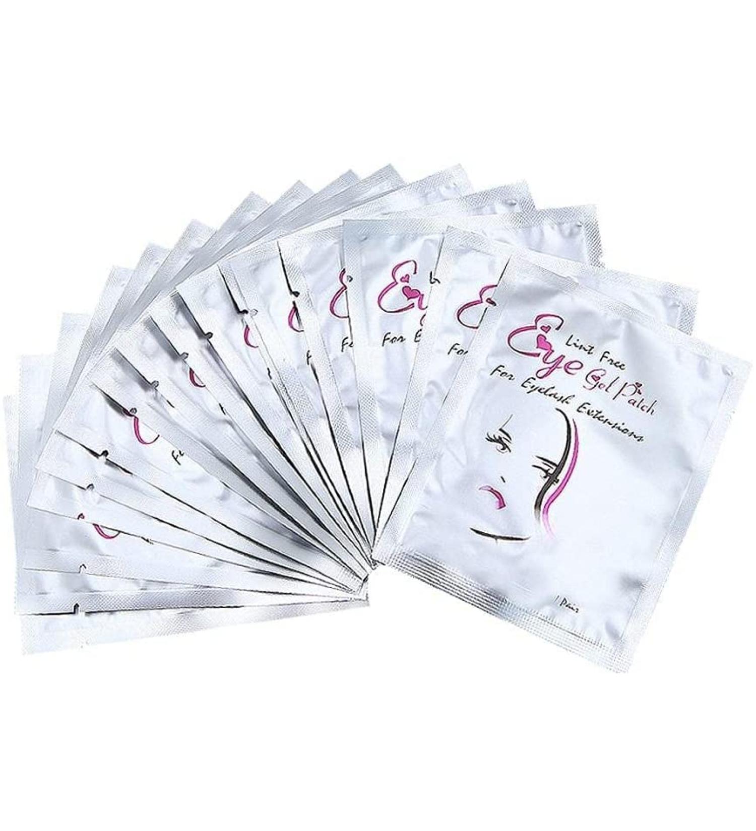 Eye Gel Pads - 50 Pairs of Eyelash Lash Extension Under Eye Gel Pads Lint Eye Patches Beauty Mask Tool Makeup for Pro Salon and Individual - Buy Online on SooperMarket.com
