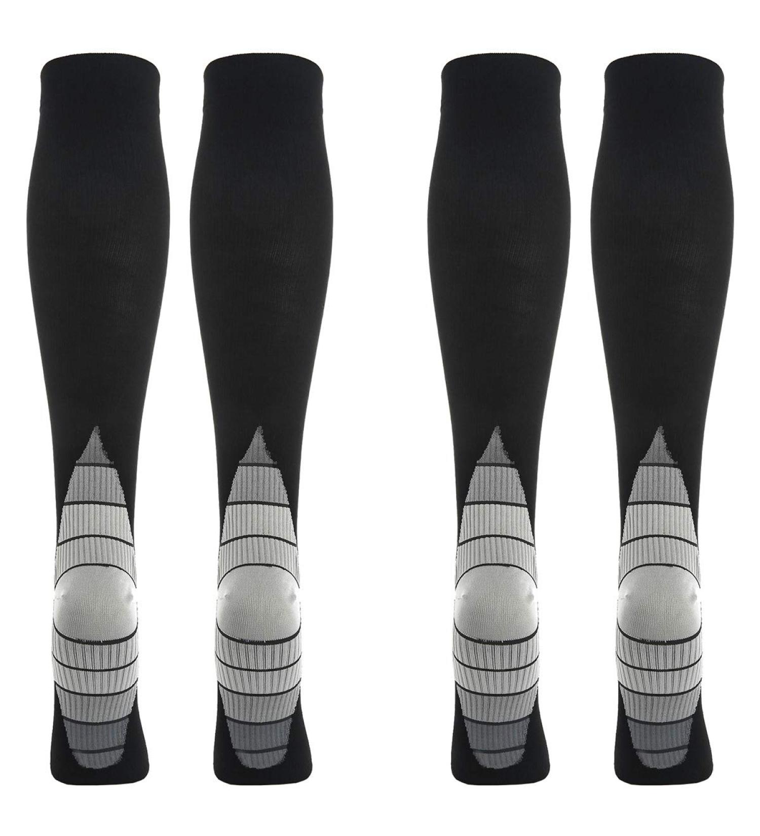 Weekend Peninsula Compression Knee Socks for Men & Women - Sports Travel Pregnancy - L-XL Gray - Buy Online on SooperMarket.com