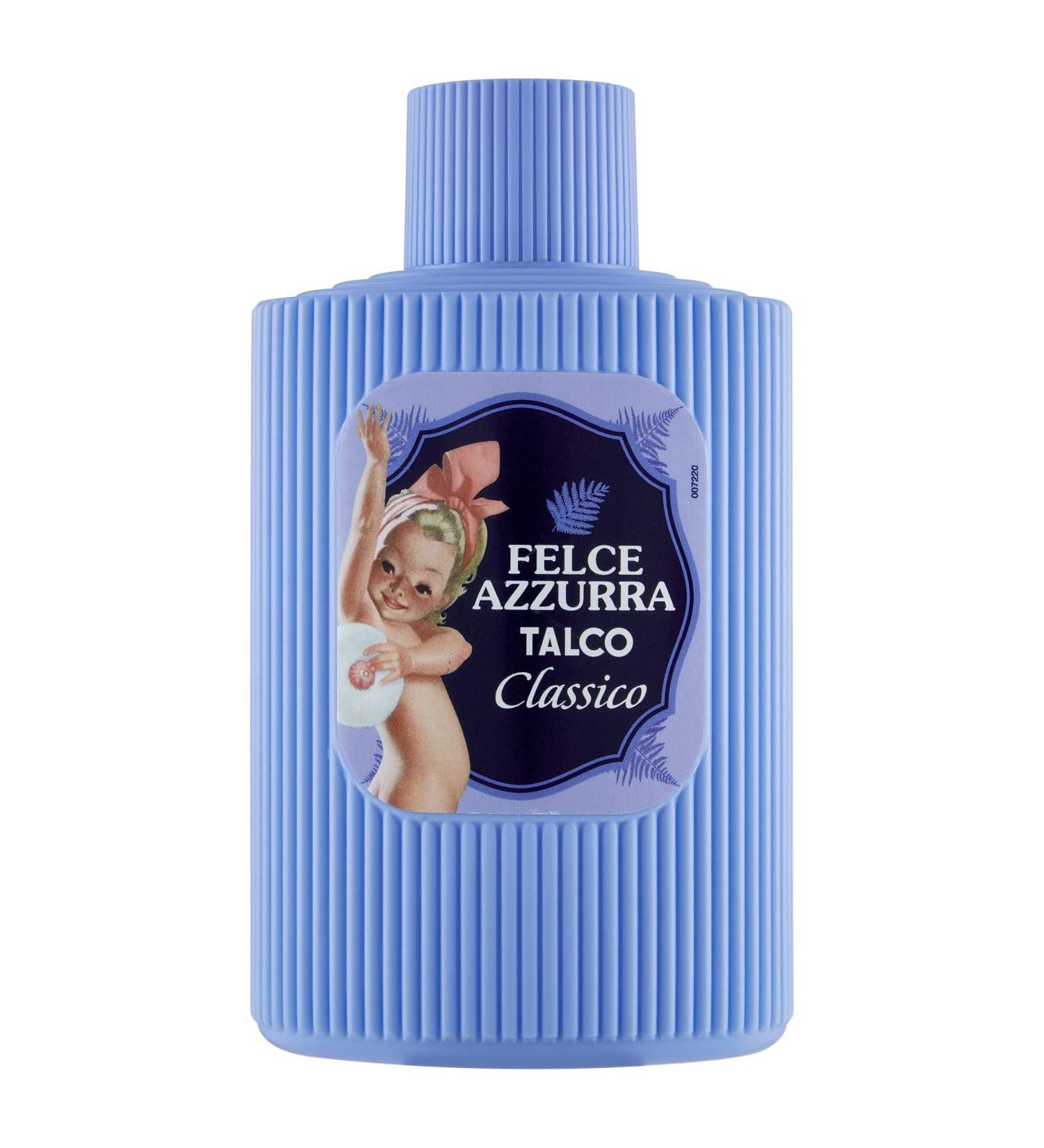 Paglieri Felce Azzurra Talcum Bottle 7 oz - Italy's Finest Talcum Powder - Buy Online on SooperMarket.com